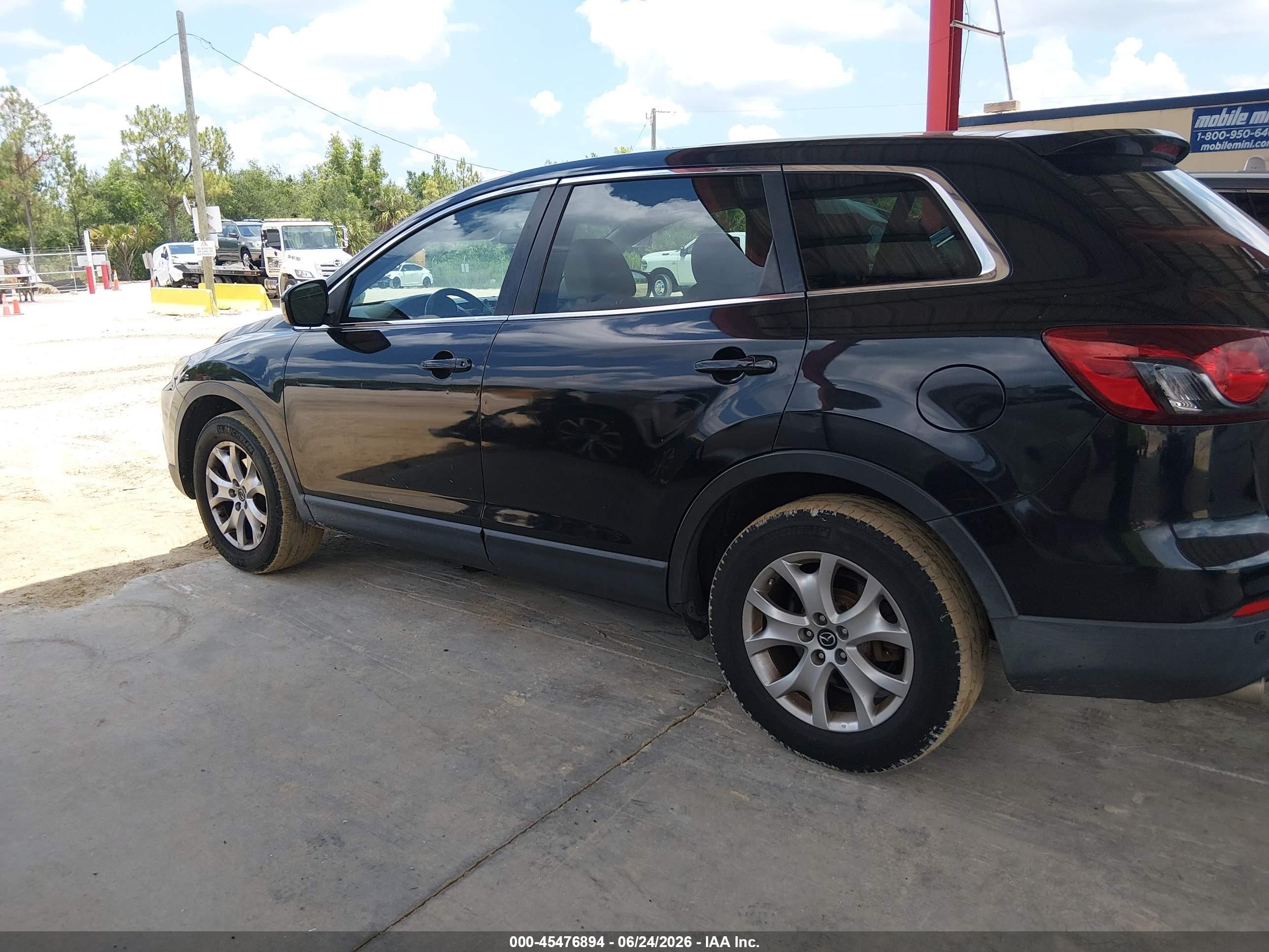 2014 Mazda Cx-9 Touring Черный vin: JM3TB3CV1E0434538