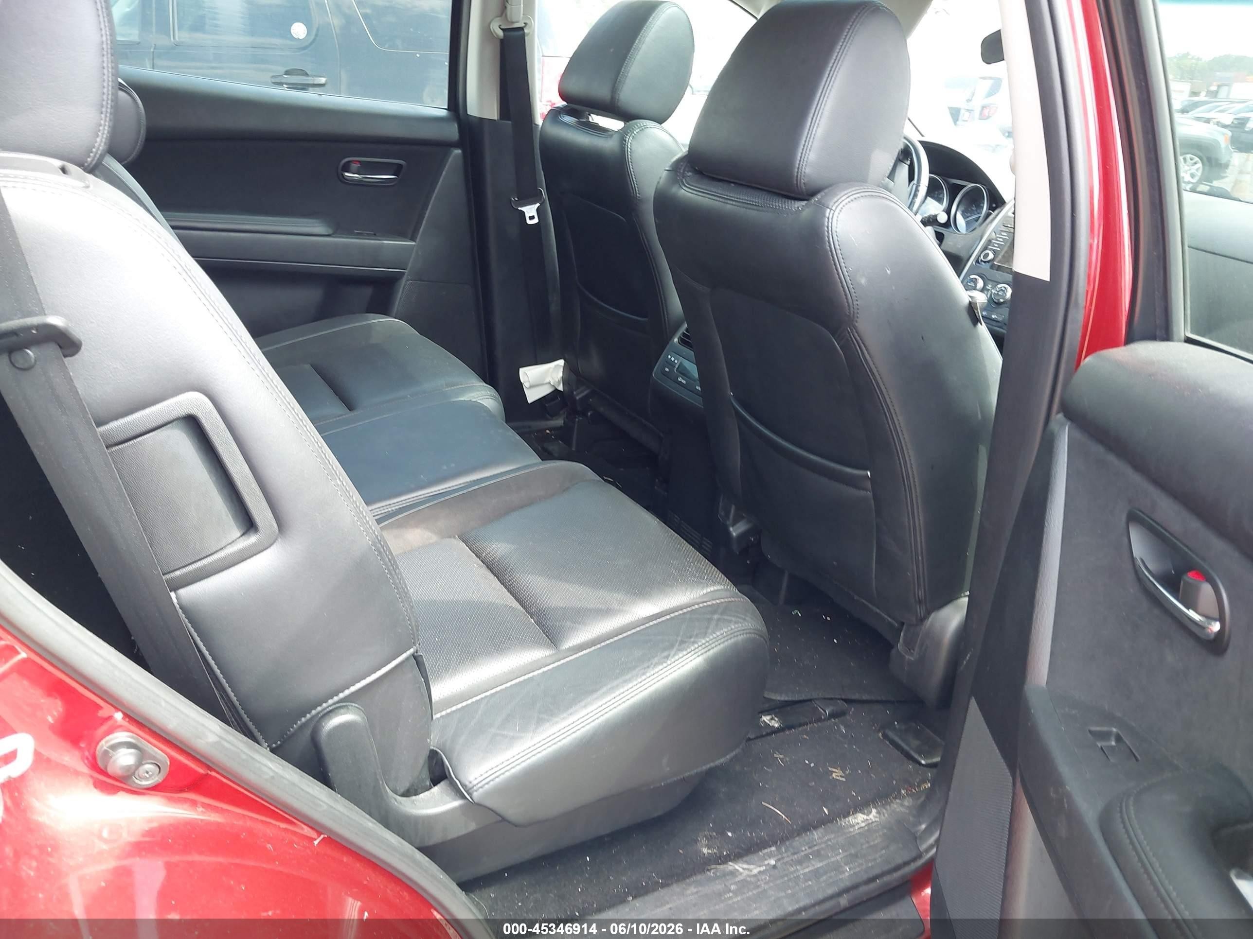 2014 Mazda Cx-9 Touring Red vin: JM3TB3CV1E0445670