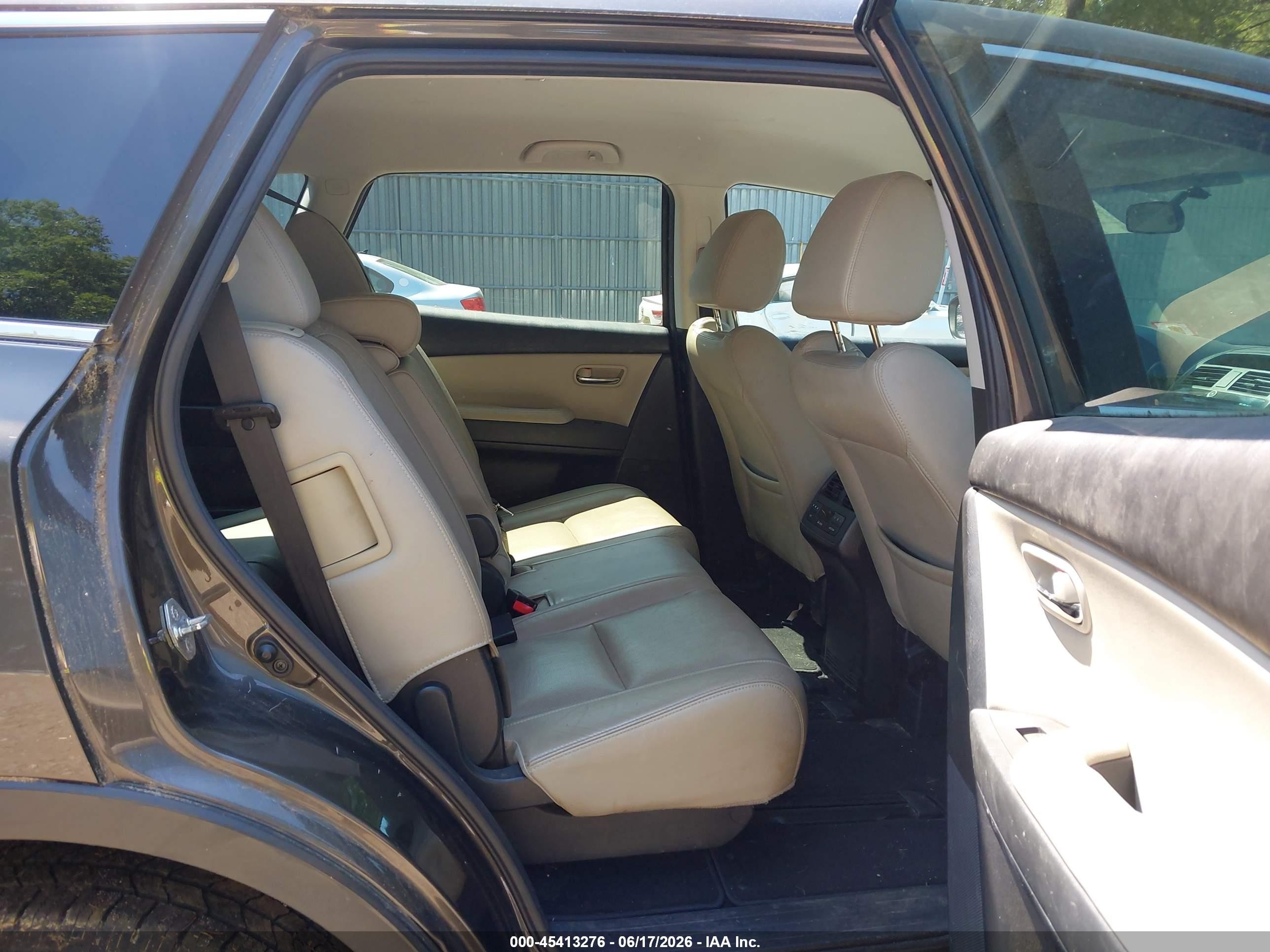 2015 Mazda Cx-9 Touring Brown vin: JM3TB3CV1F0460011