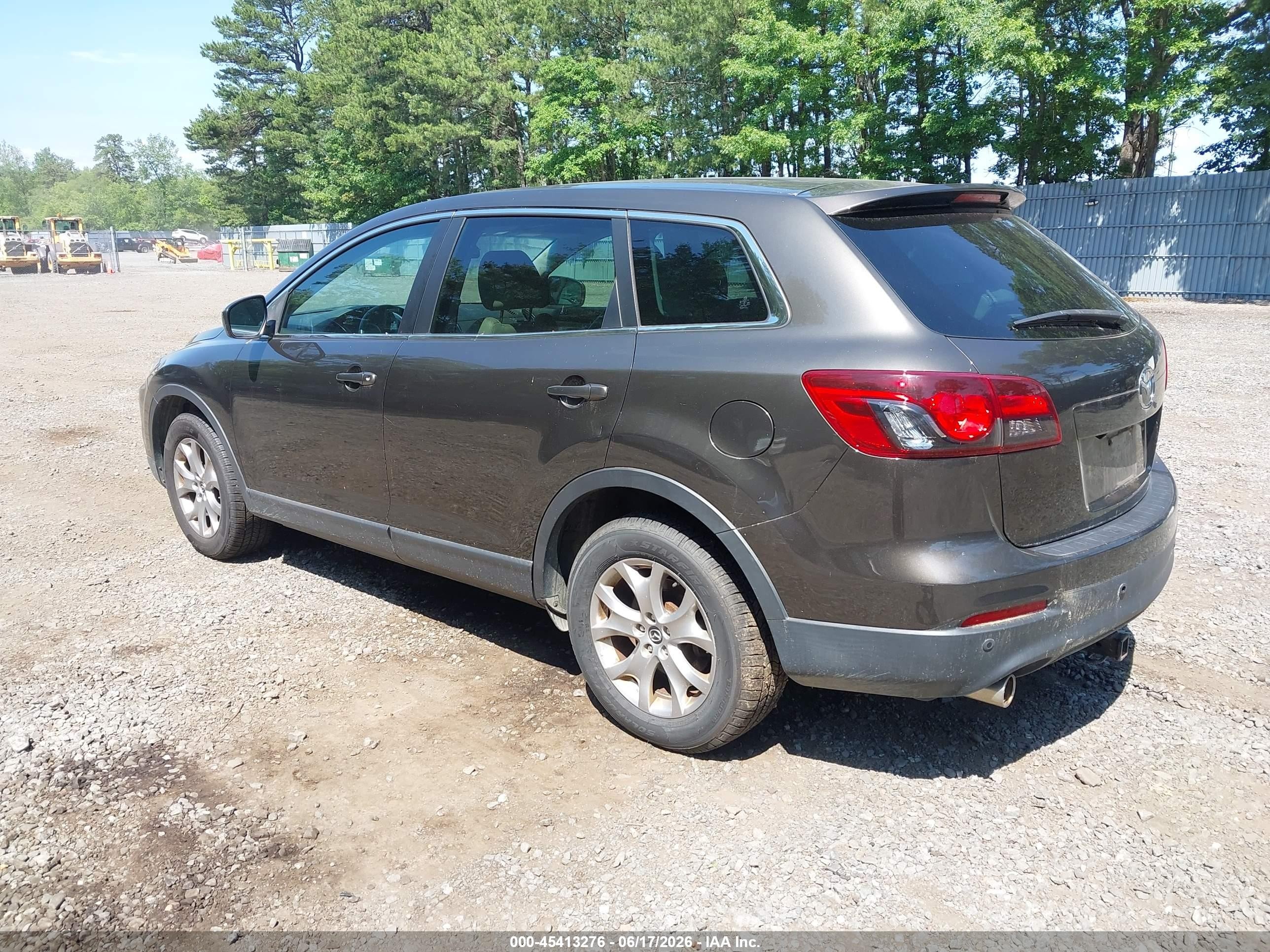 2015 Mazda Cx-9 Touring Brown vin: JM3TB3CV1F0460011