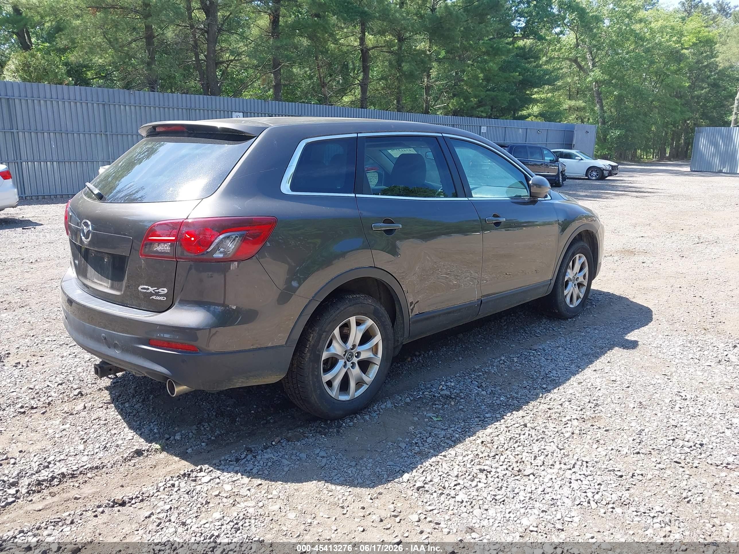 2015 Mazda Cx-9 Touring Brown vin: JM3TB3CV1F0460011