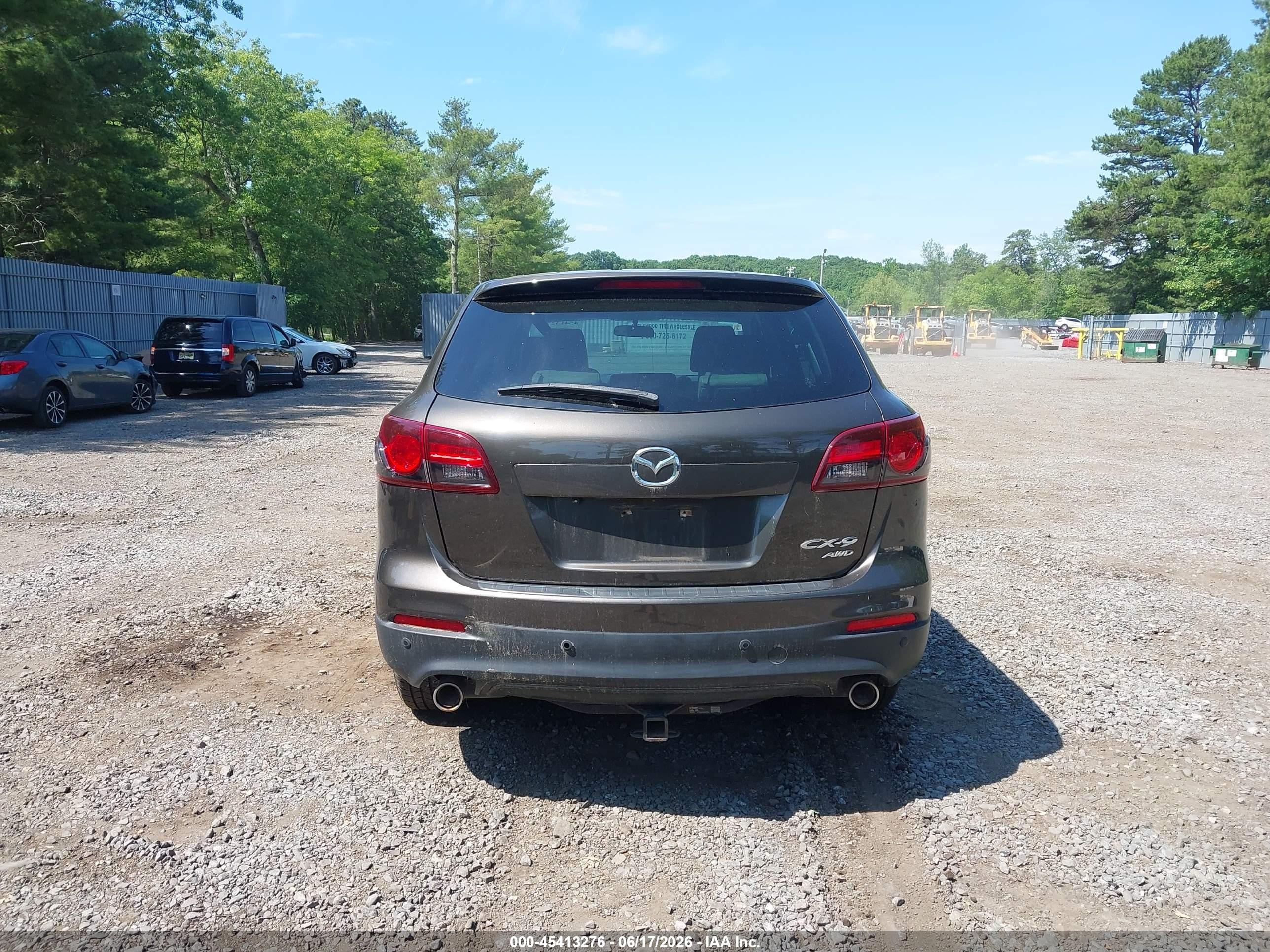 2015 Mazda Cx-9 Touring Brown vin: JM3TB3CV1F0460011
