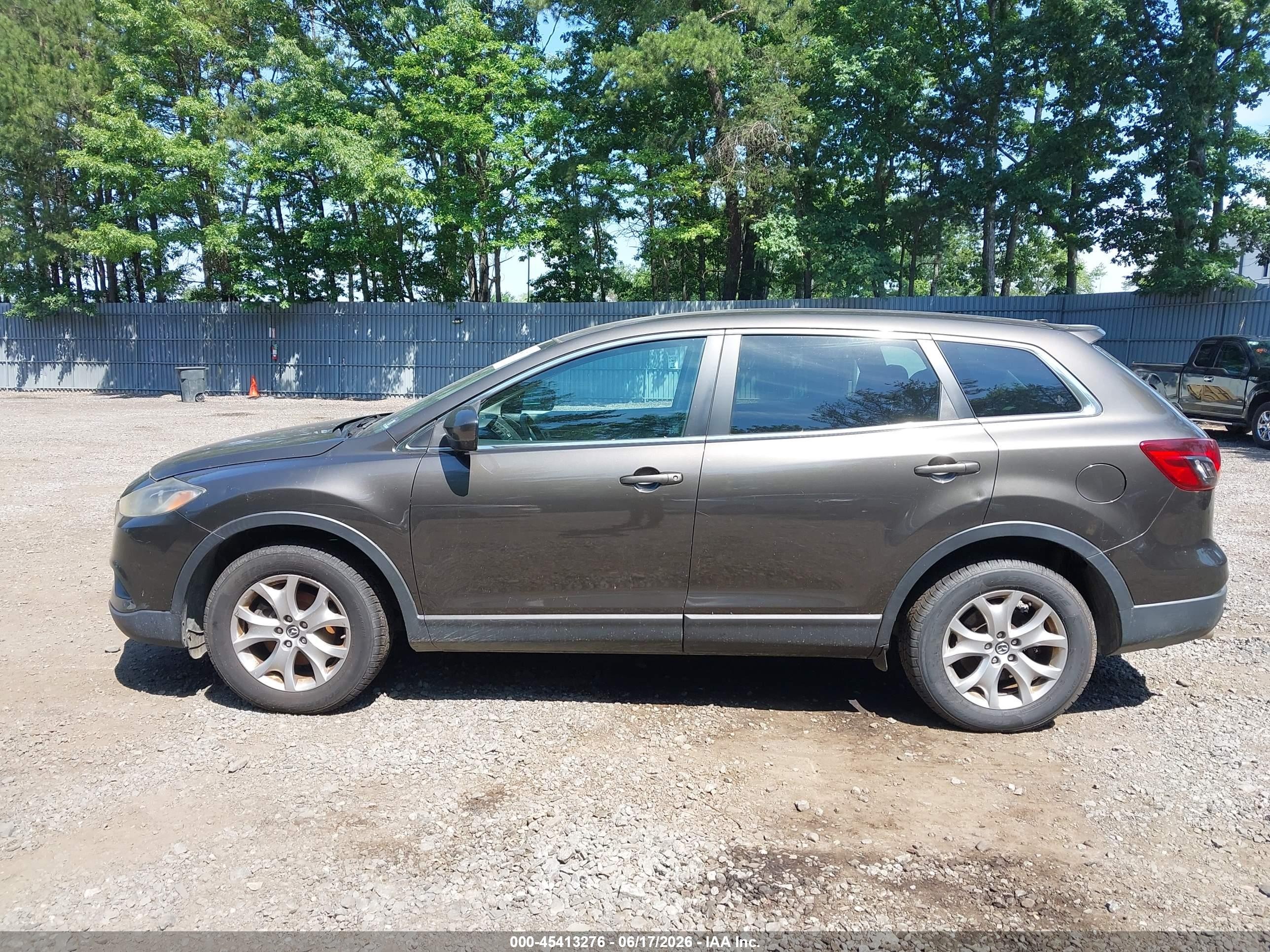 2015 Mazda Cx-9 Touring Brown vin: JM3TB3CV1F0460011