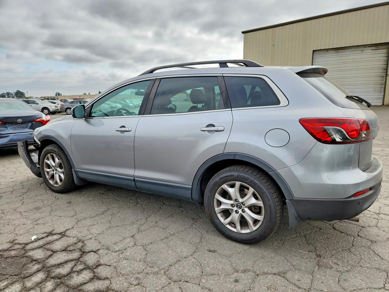 2015 Mazda Cx-9 Touring Silver vin: JM3TB3CV1F0465905