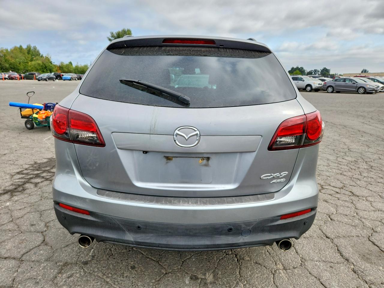 2015 Mazda Cx-9 Touring Silver vin: JM3TB3CV1F0465905