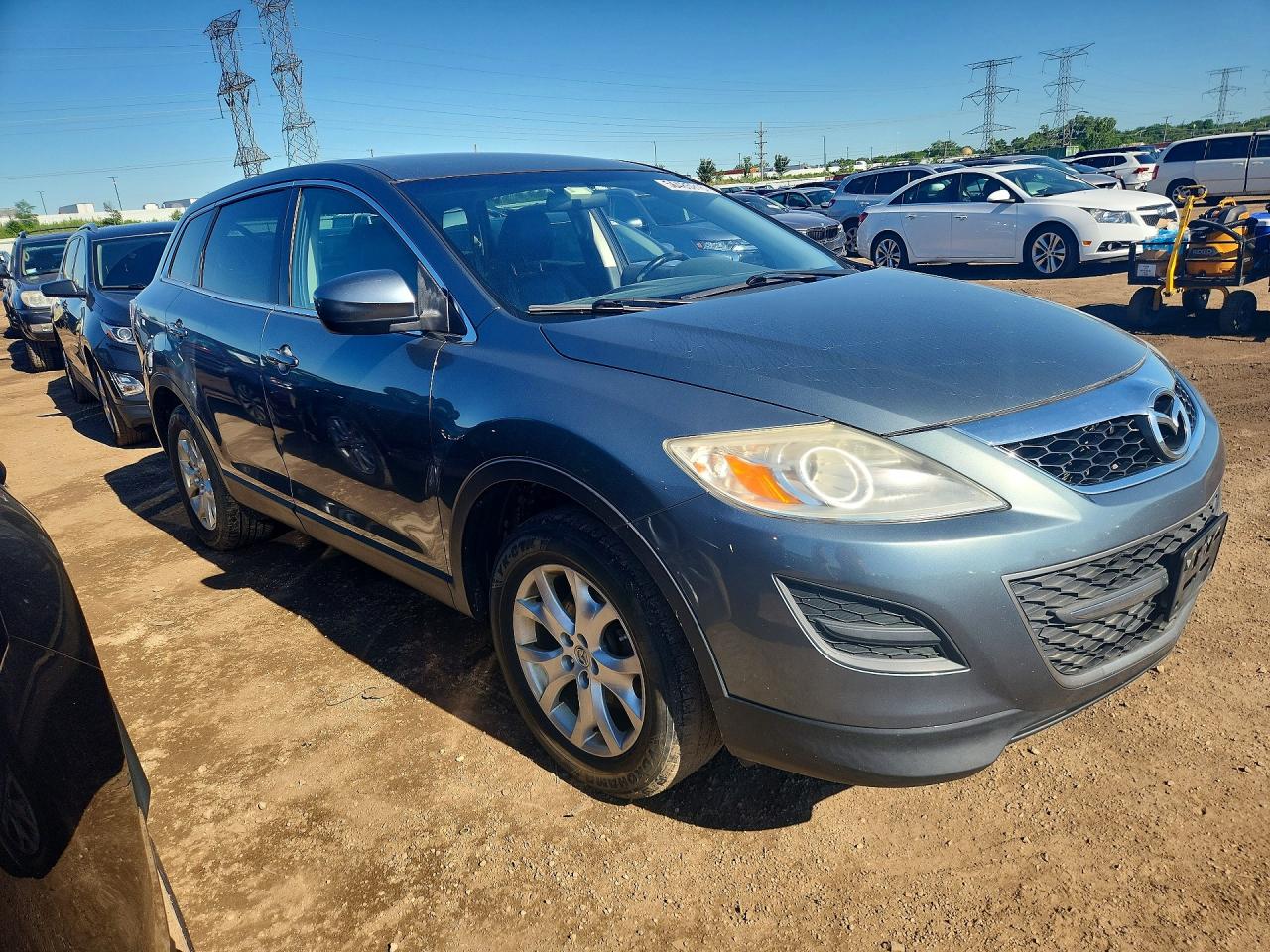 2011 Mazda Cx-9 Gray vin: JM3TB3CV2B0332077