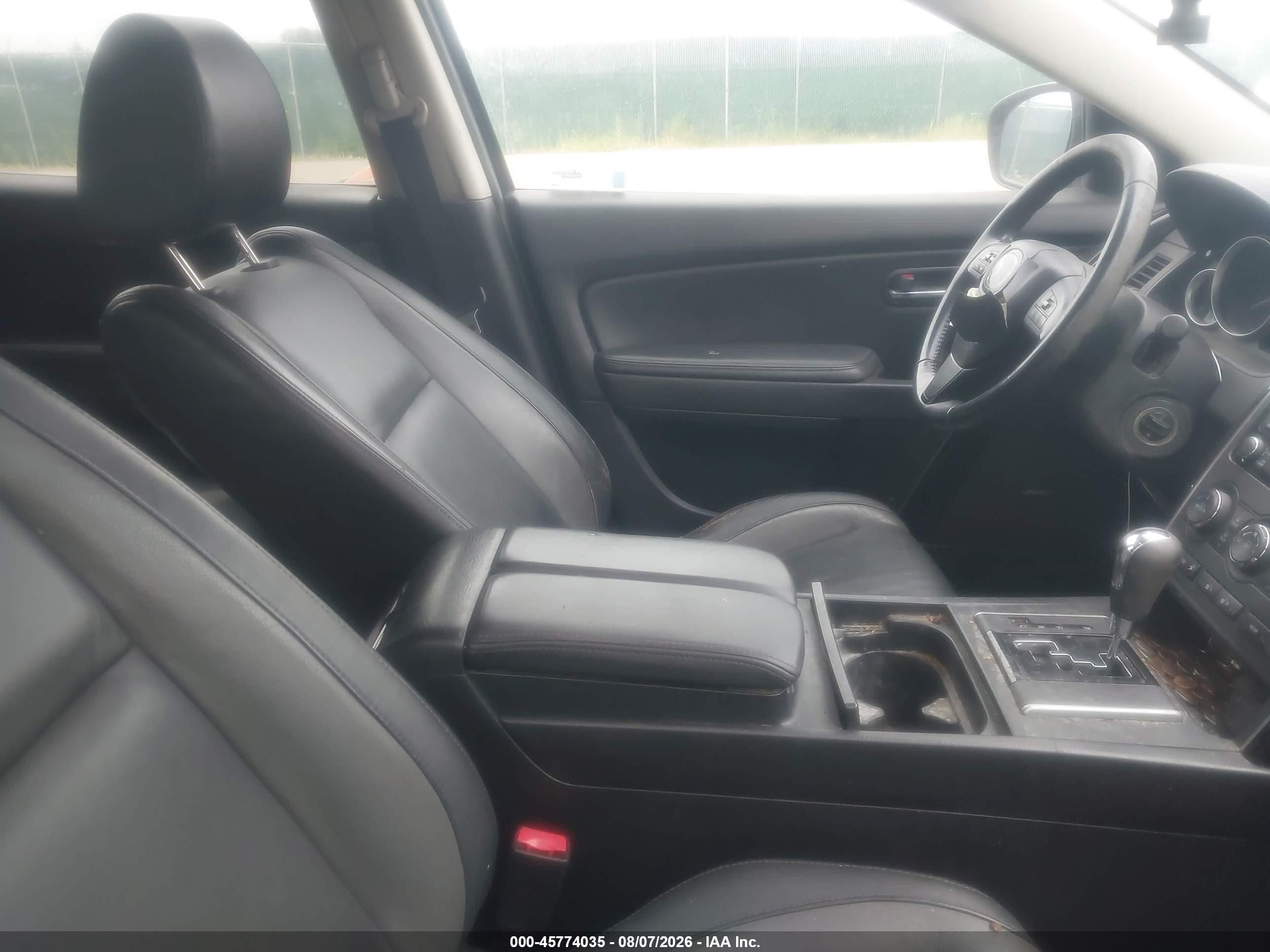 2012 Mazda Cx-9 Touring Black vin: JM3TB3CV2C0335773