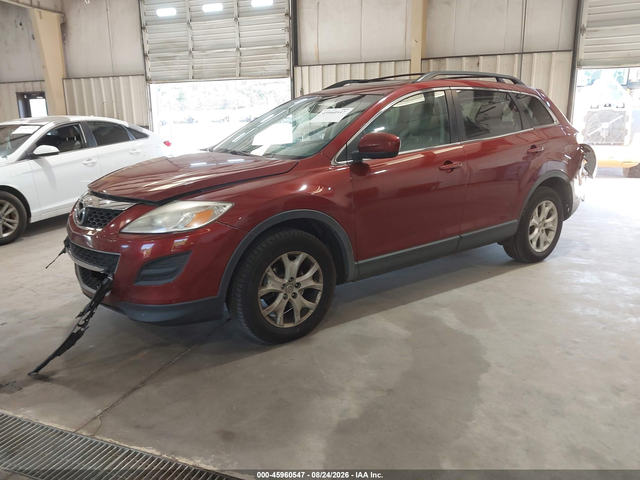 2012 Mazda Cx-9 Touring Burgundy vin: JM3TB3CV2C0356607