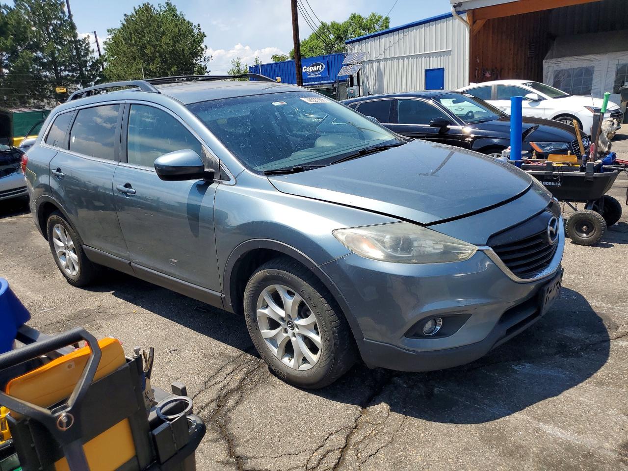 2013 Mazda Cx-9 Touring Teal vin: JM3TB3CV2D0401224