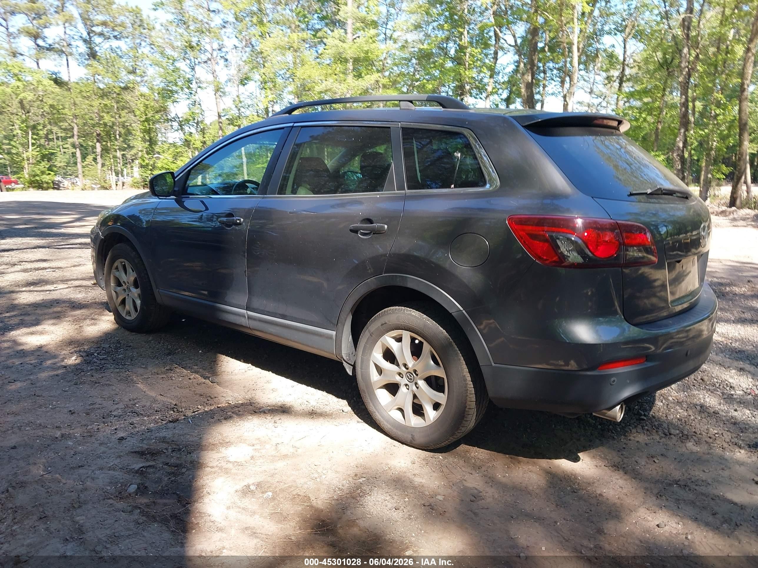 2013 Mazda Cx-9 Touring Gray vin: JM3TB3CV2D0408108