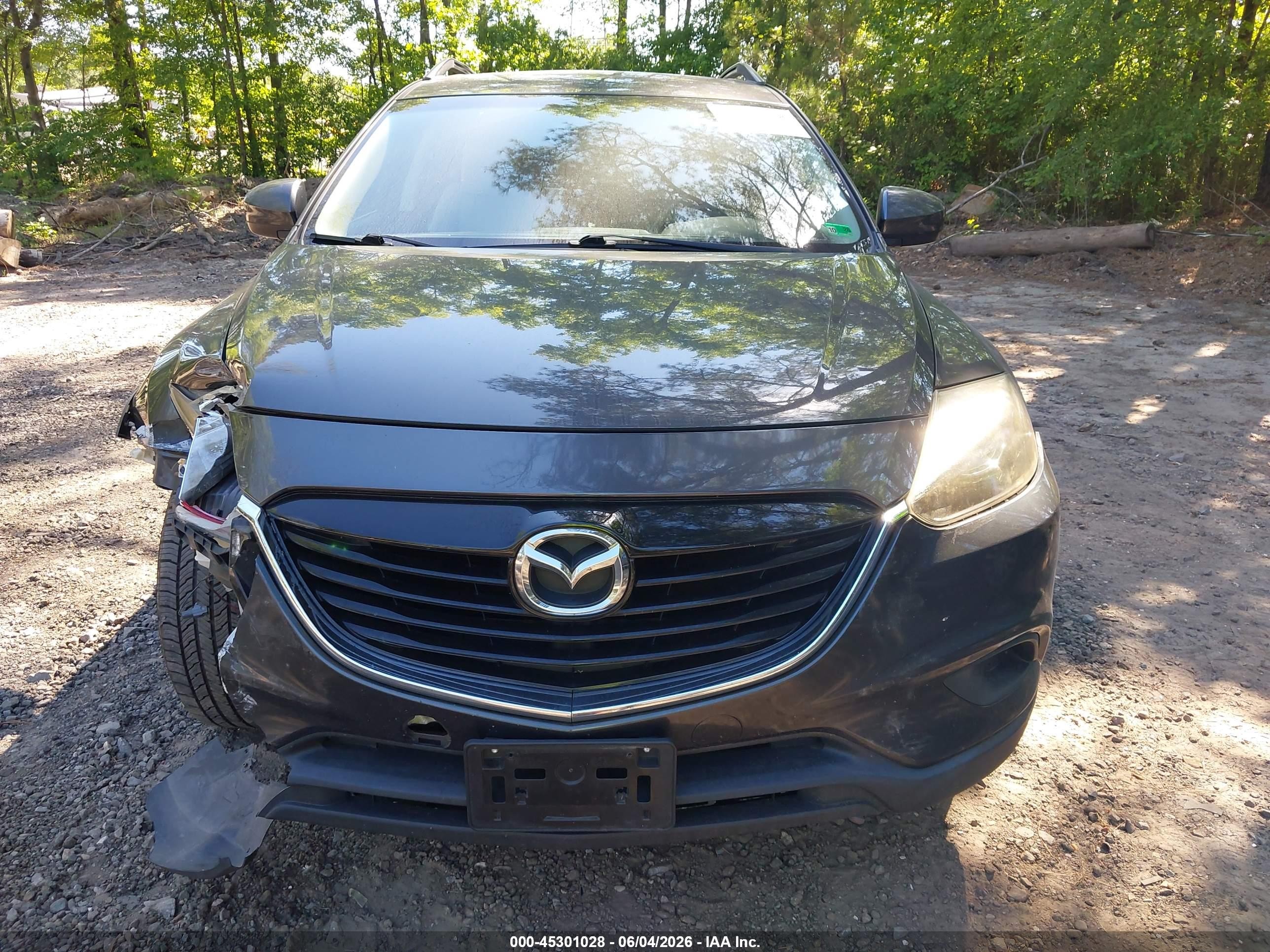 2013 Mazda Cx-9 Touring Gray vin: JM3TB3CV2D0408108