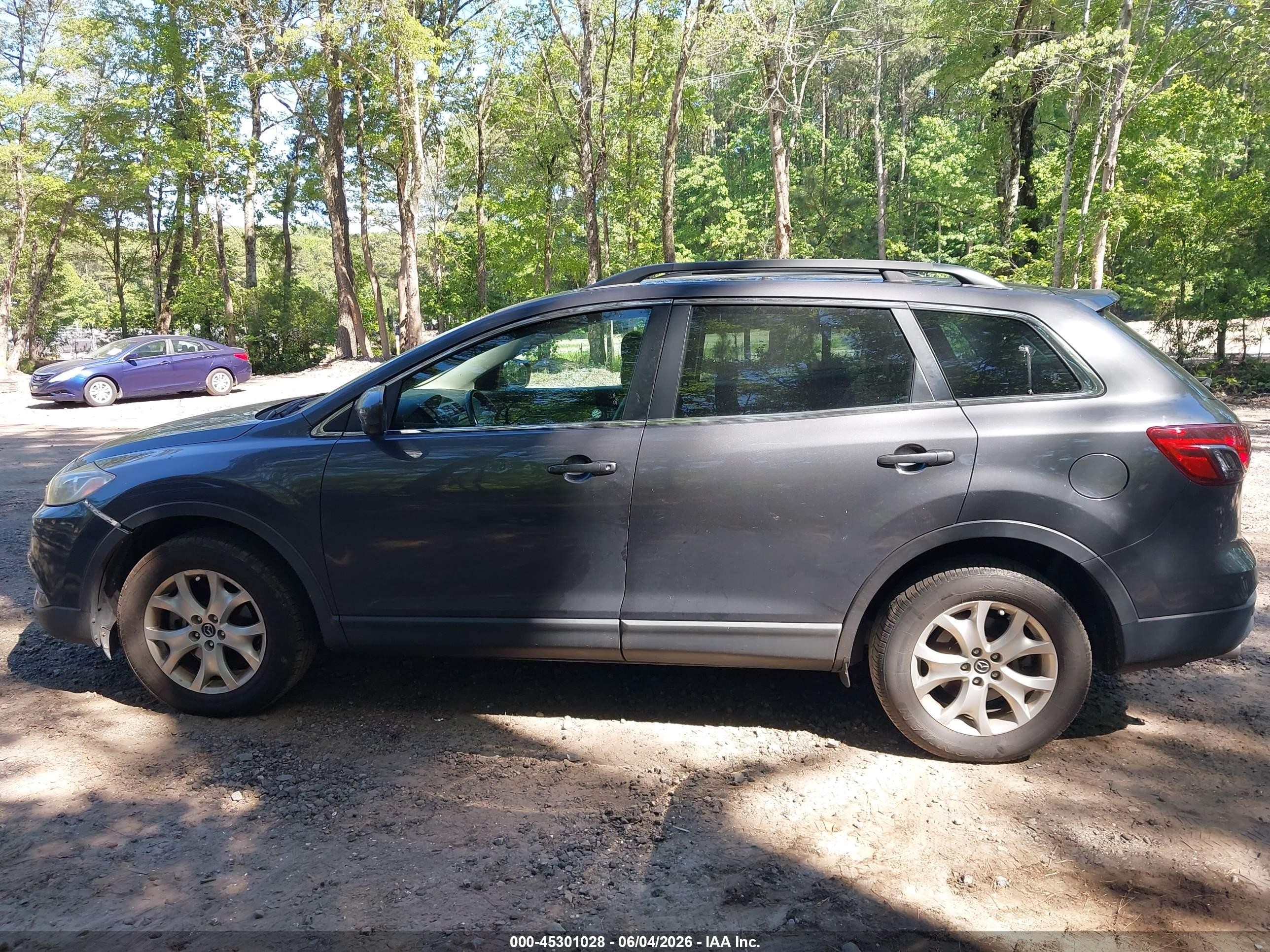 2013 Mazda Cx-9 Touring Gray vin: JM3TB3CV2D0408108