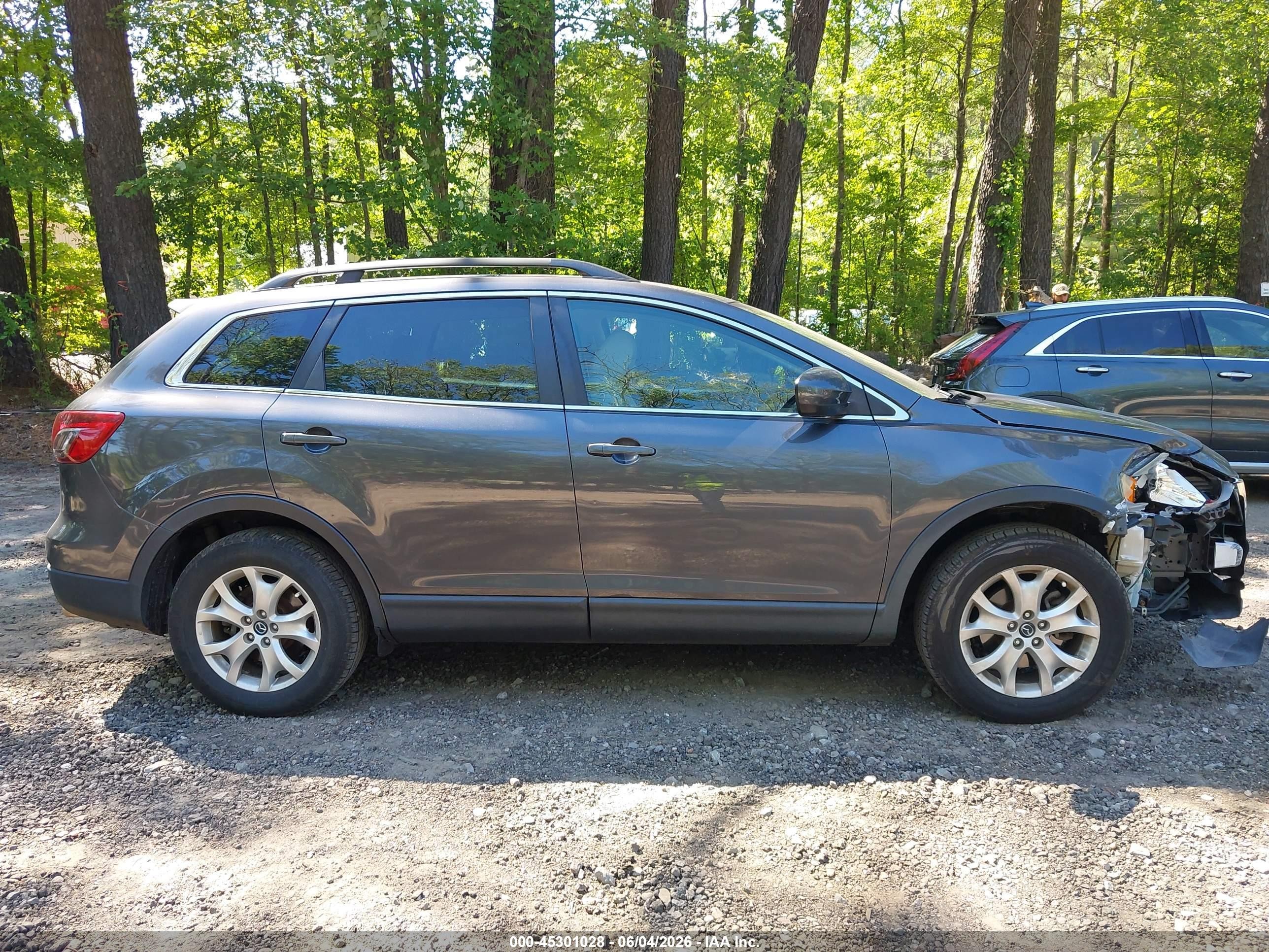 2013 Mazda Cx-9 Touring Gray vin: JM3TB3CV2D0408108