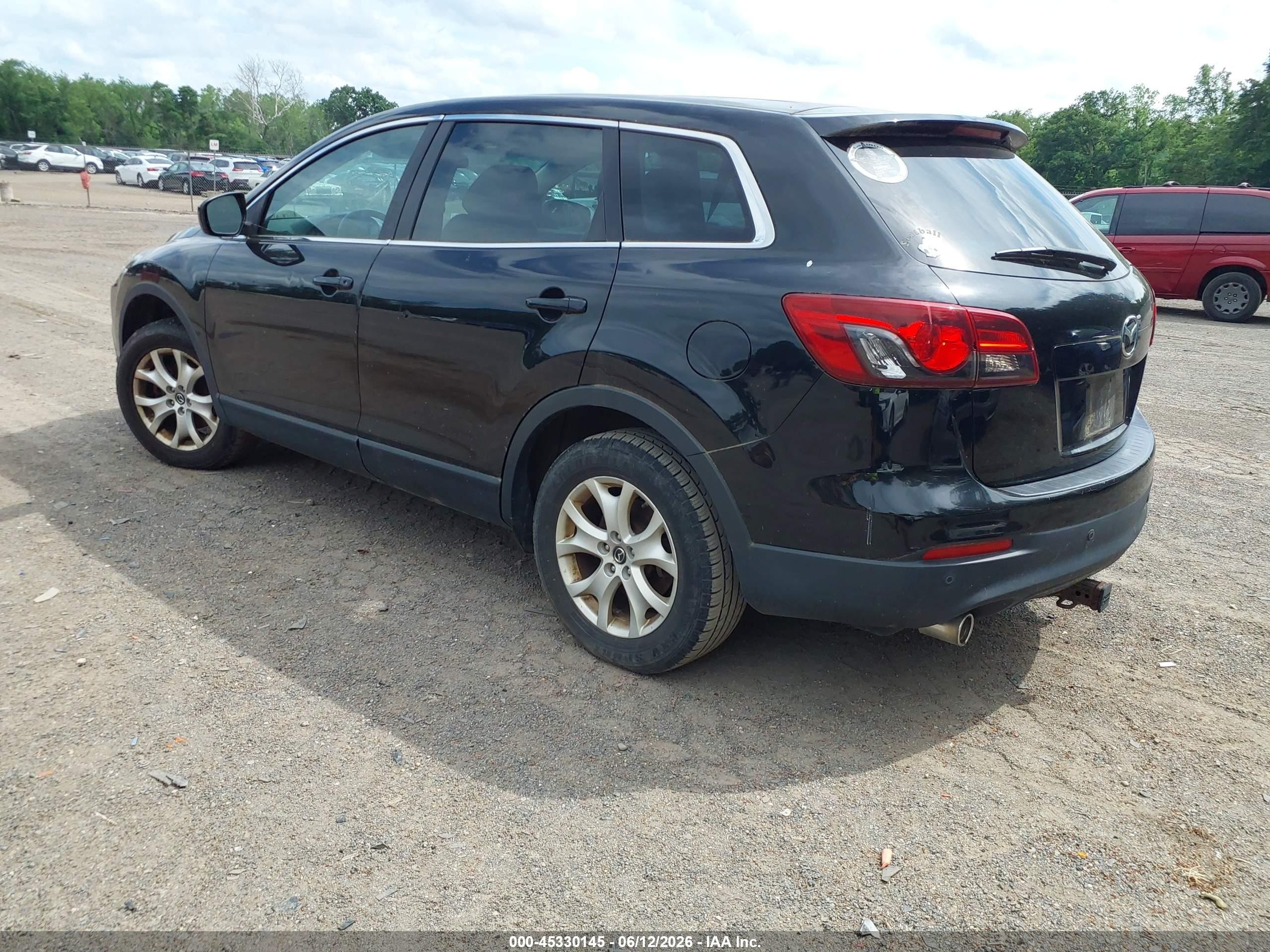 2013 Mazda Cx-9 Touring Черный vin: JM3TB3CV2D0410408