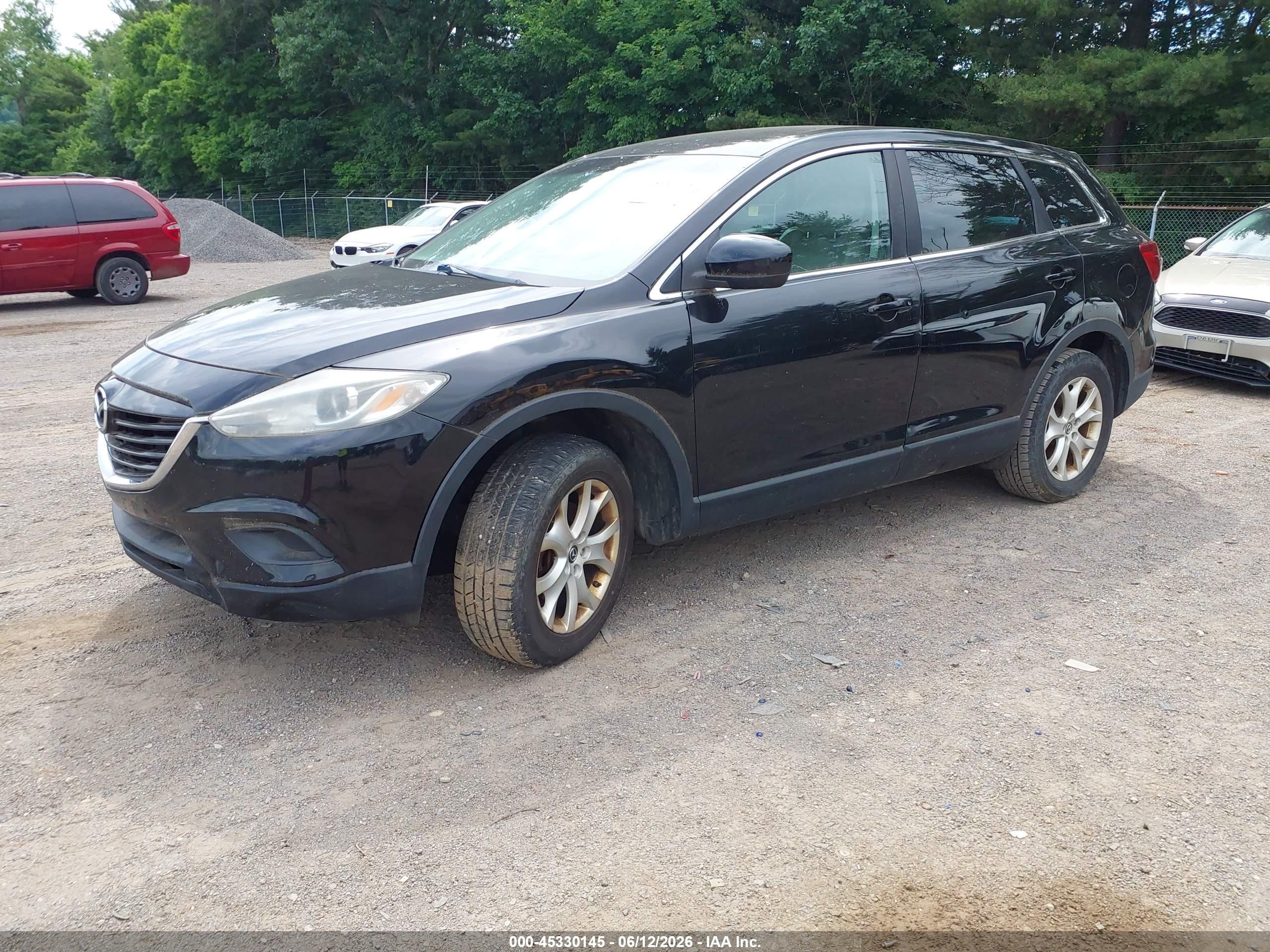 2013 Mazda Cx-9 Touring Черный vin: JM3TB3CV2D0410408