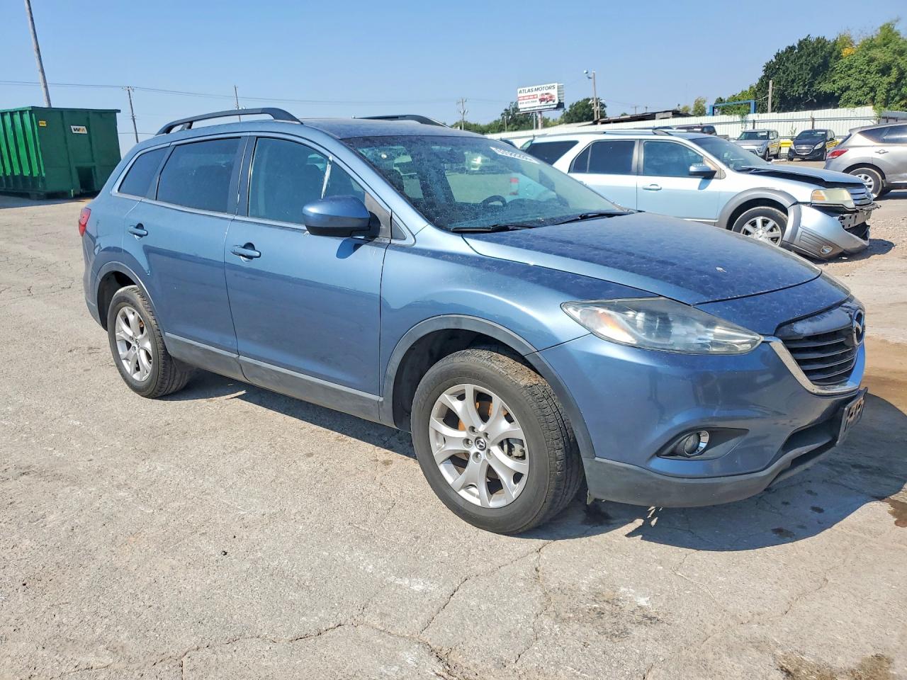 2014 Mazda Cx-9 Touring Blue vin: JM3TB3CV2E0432300