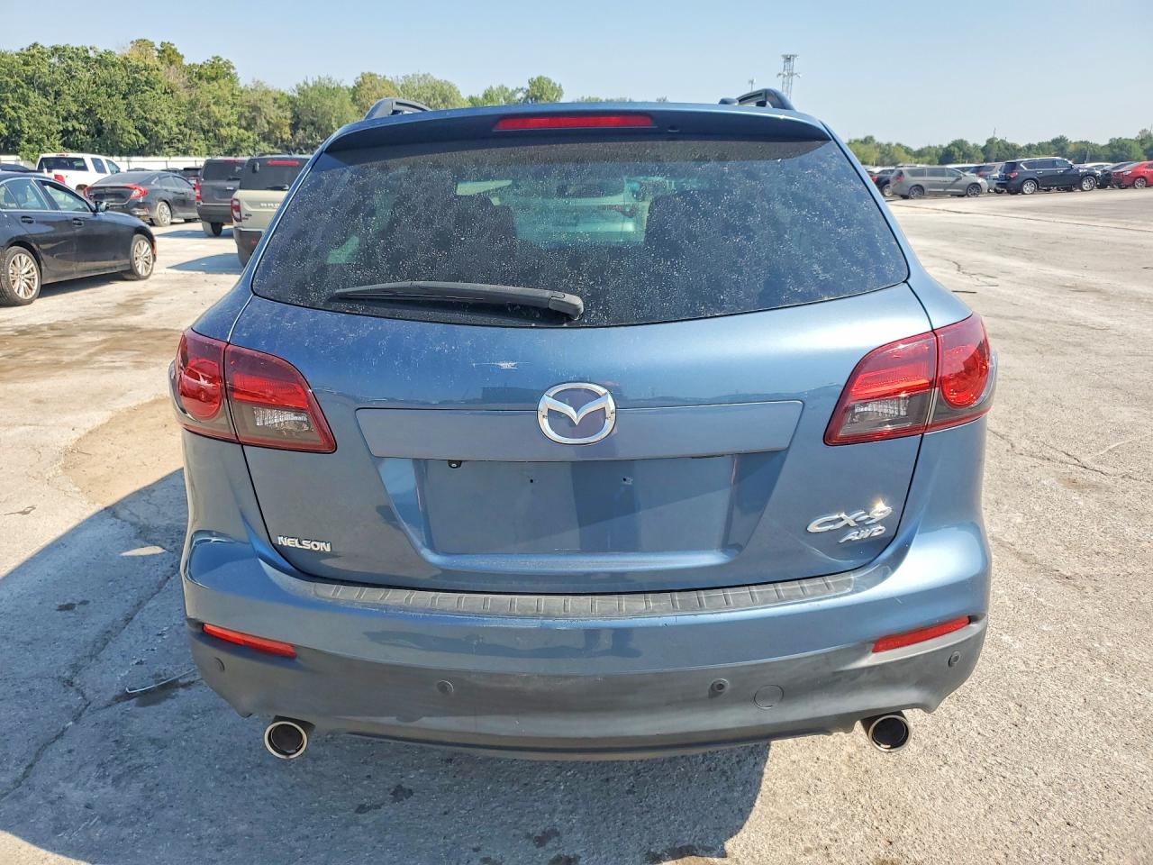 2014 Mazda Cx-9 Touring Blue vin: JM3TB3CV2E0432300