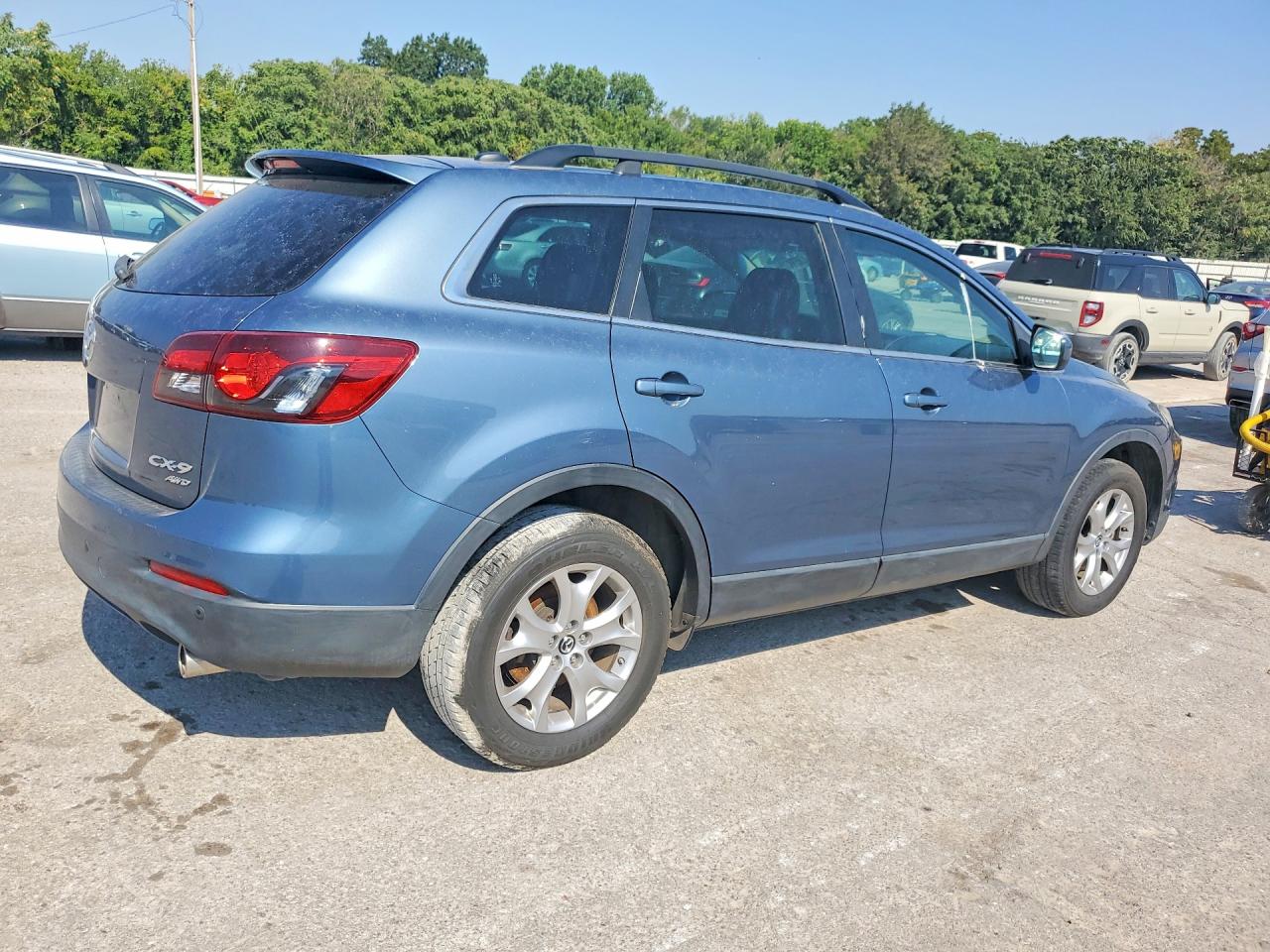2014 Mazda Cx-9 Touring Blue vin: JM3TB3CV2E0432300