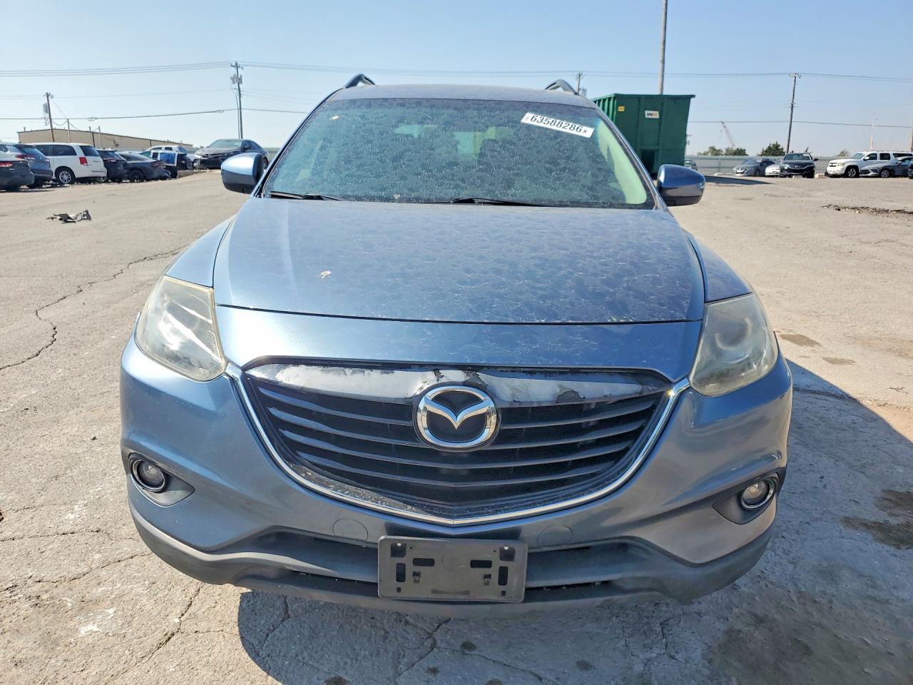 2014 Mazda Cx-9 Touring Blue vin: JM3TB3CV2E0432300