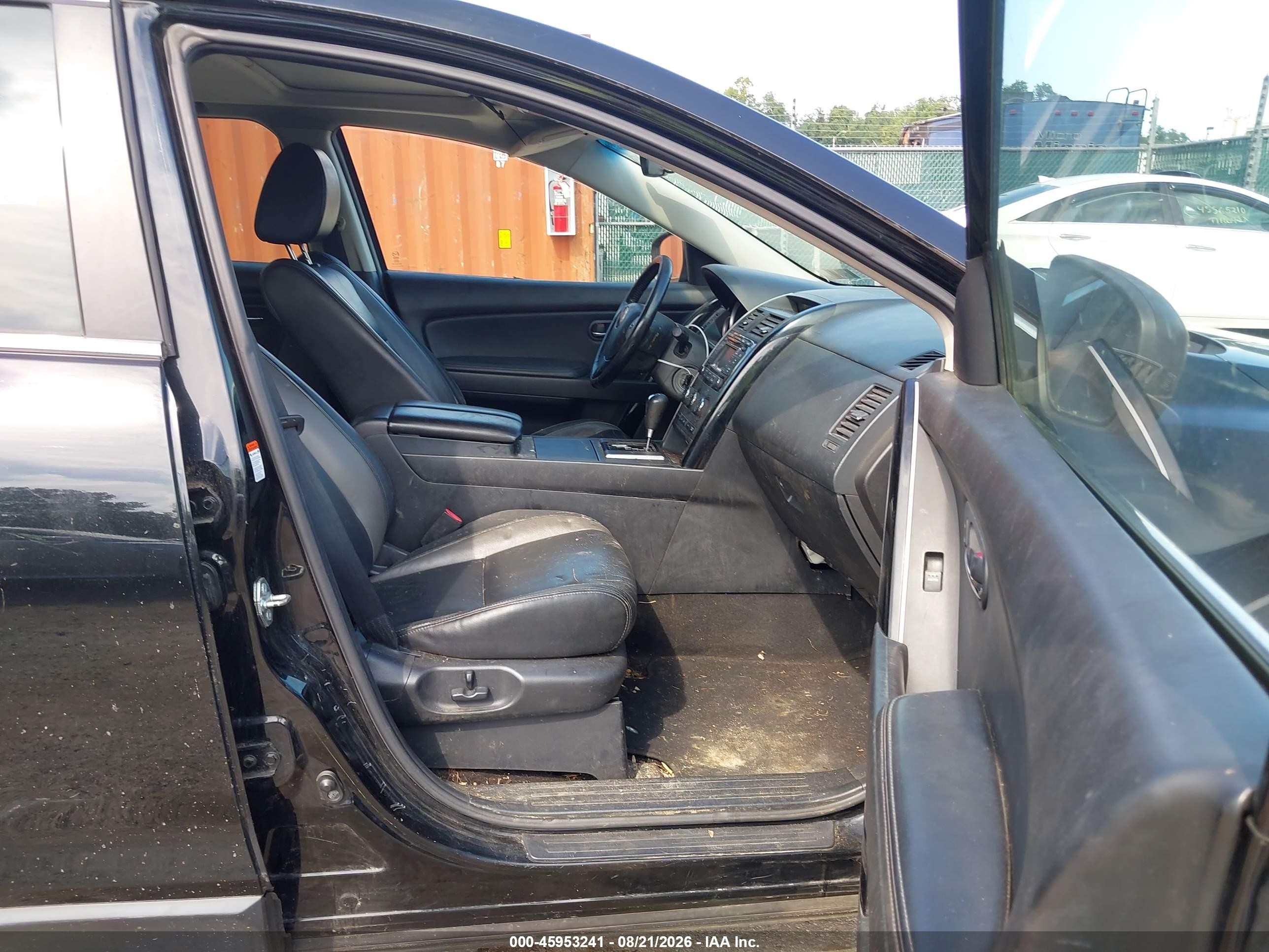 2011 Mazda Cx-9 Touring Black vin: JM3TB3CV3B0326272