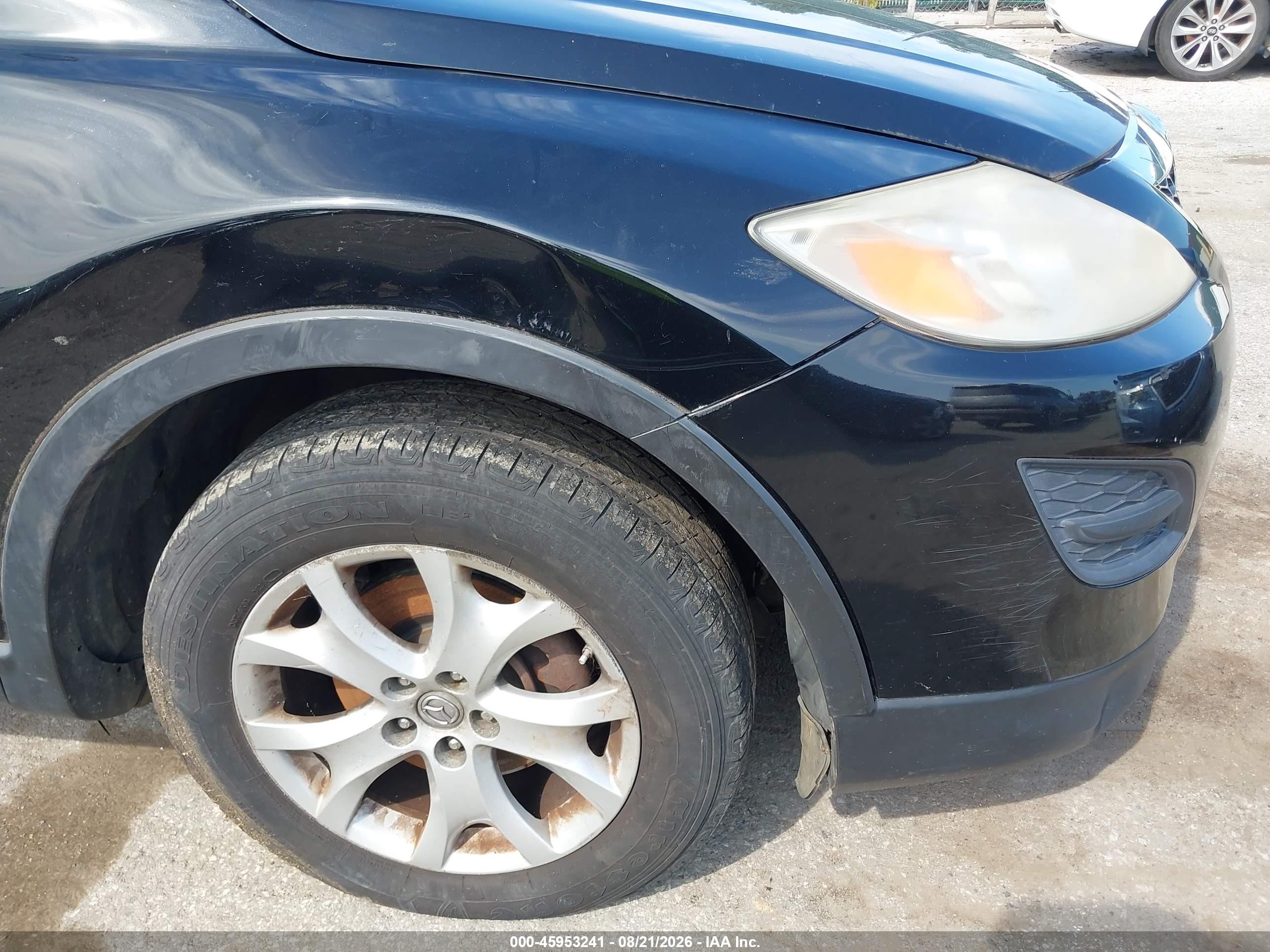 2011 Mazda Cx-9 Touring Black vin: JM3TB3CV3B0326272