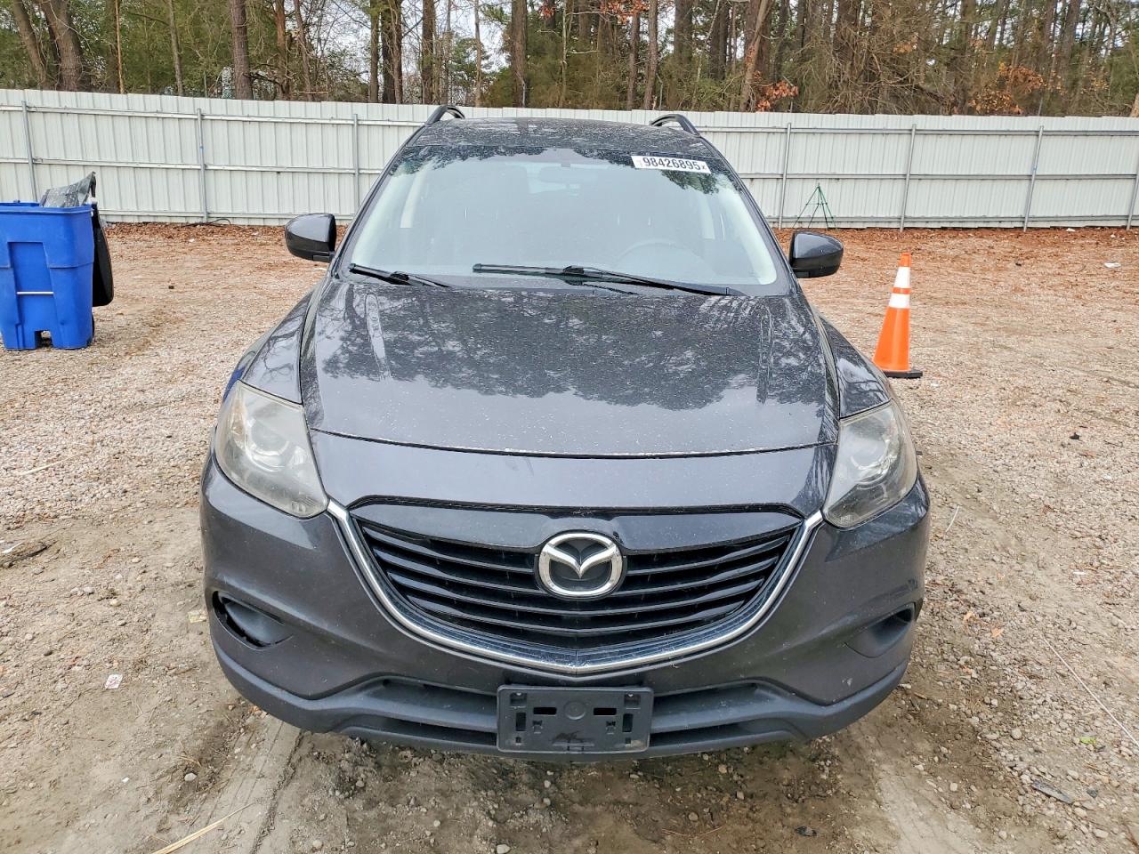 2014 Mazda Cx-9 Touring Gray vin: JM3TB3CV3E0426067