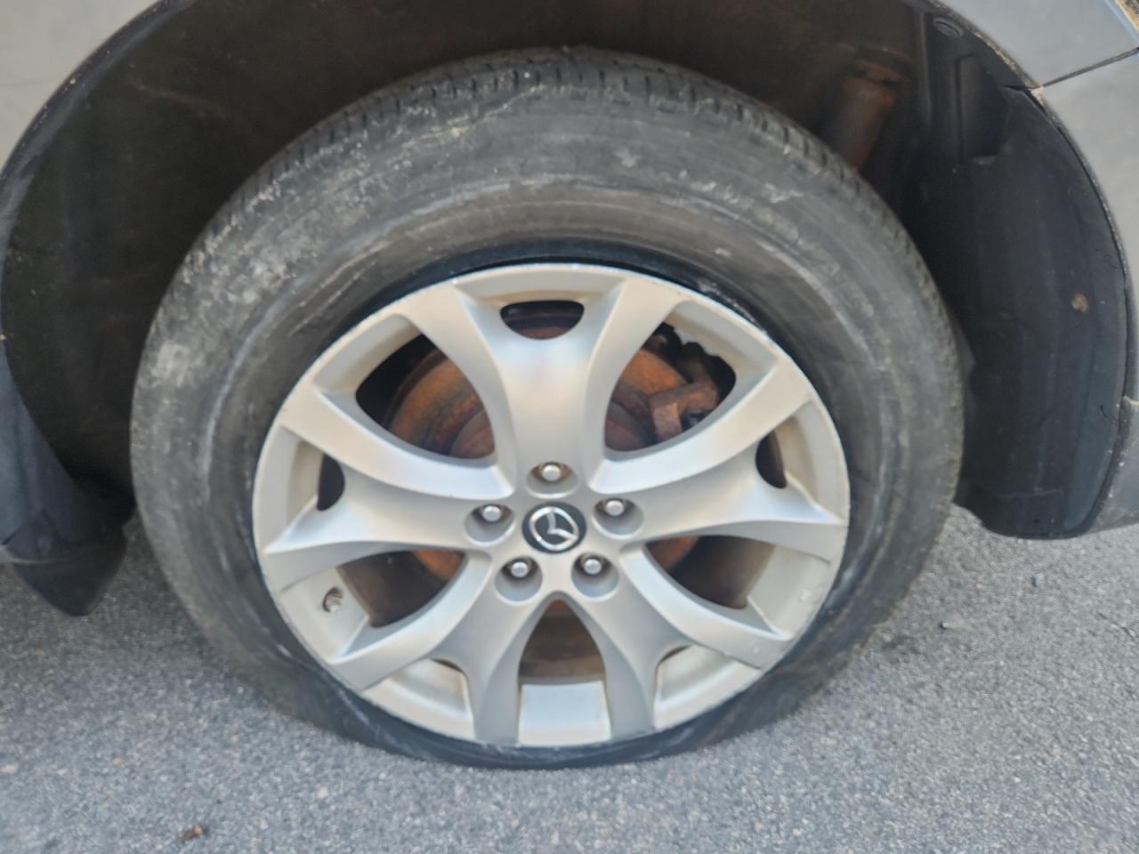 2014 Mazda Cx-9 Touring Black vin: JM3TB3CV3E0439000 Damage: Left Rear Wheel, Curb Rash, 6 To 7 Inches