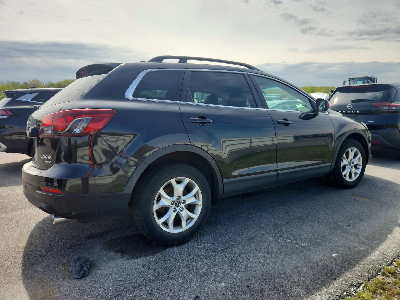 2014 Mazda Cx-9 Touring Black vin: JM3TB3CV3E0439000