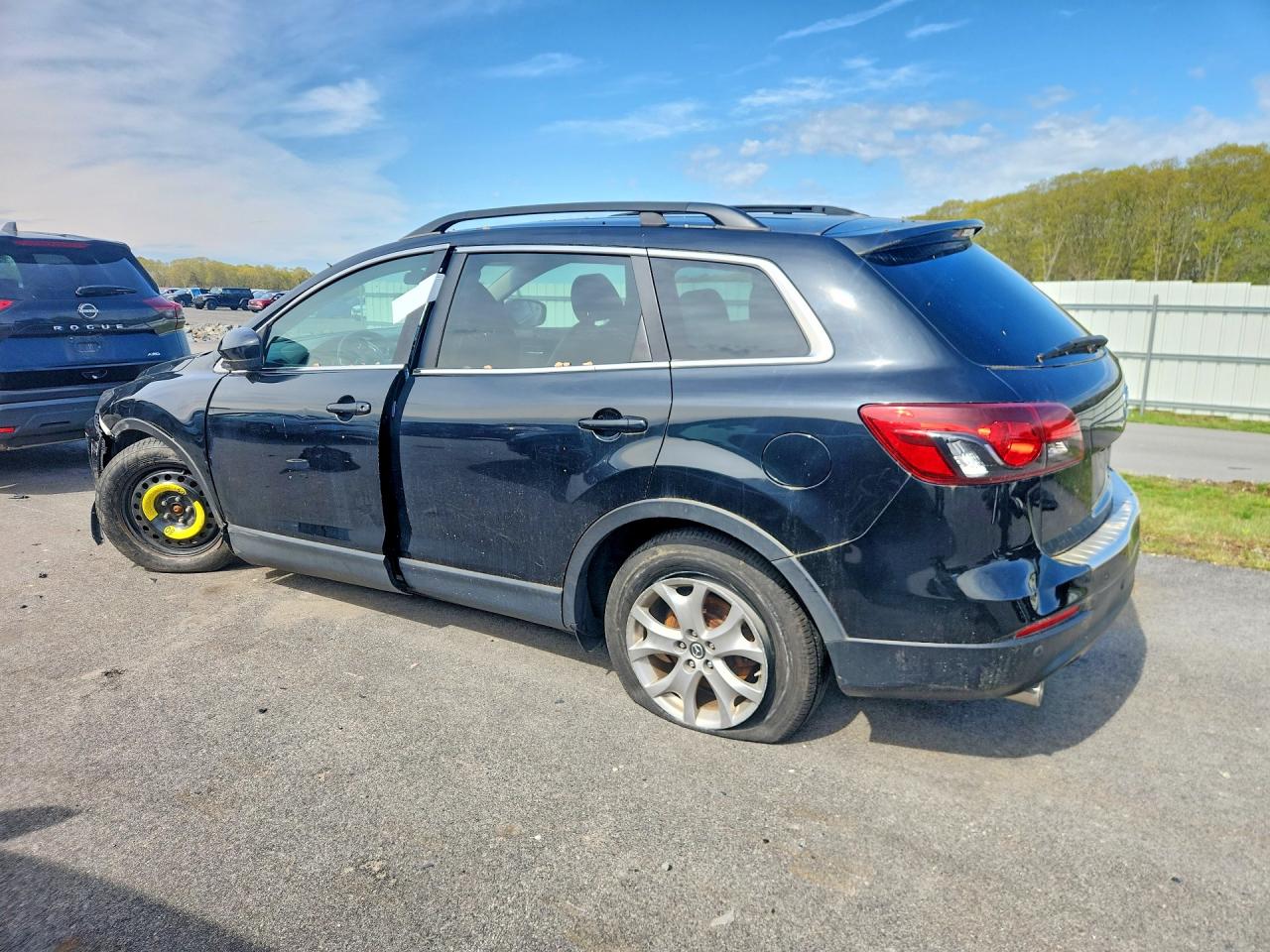 2014 Mazda Cx-9 Touring Black vin: JM3TB3CV3E0439000