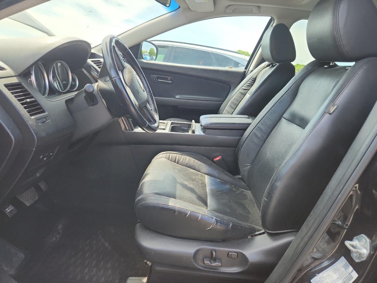 2014 Mazda Cx-9 Touring Black vin: JM3TB3CV3E0439000 Damage: Left Front Seat Cushion, Worn, Replacement Required
