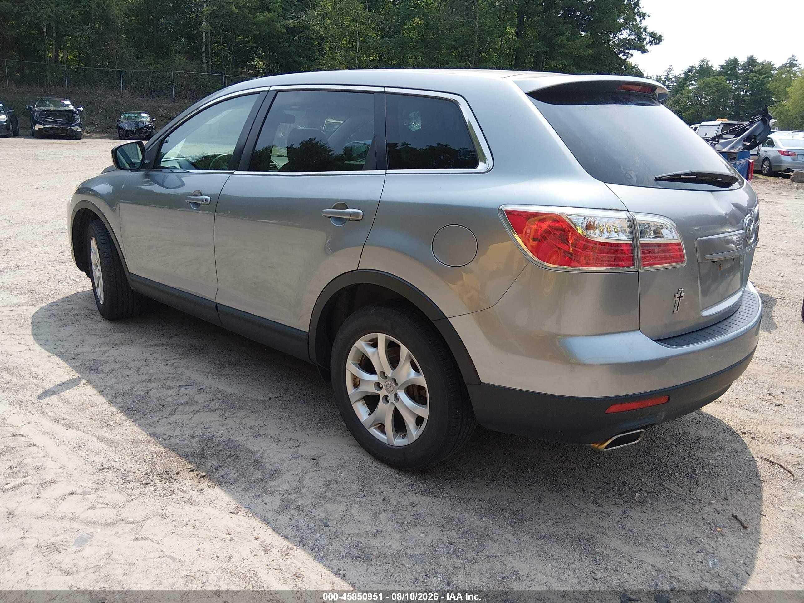 2011 Mazda Cx-9 Touring Silver vin: JM3TB3CV4B0305074