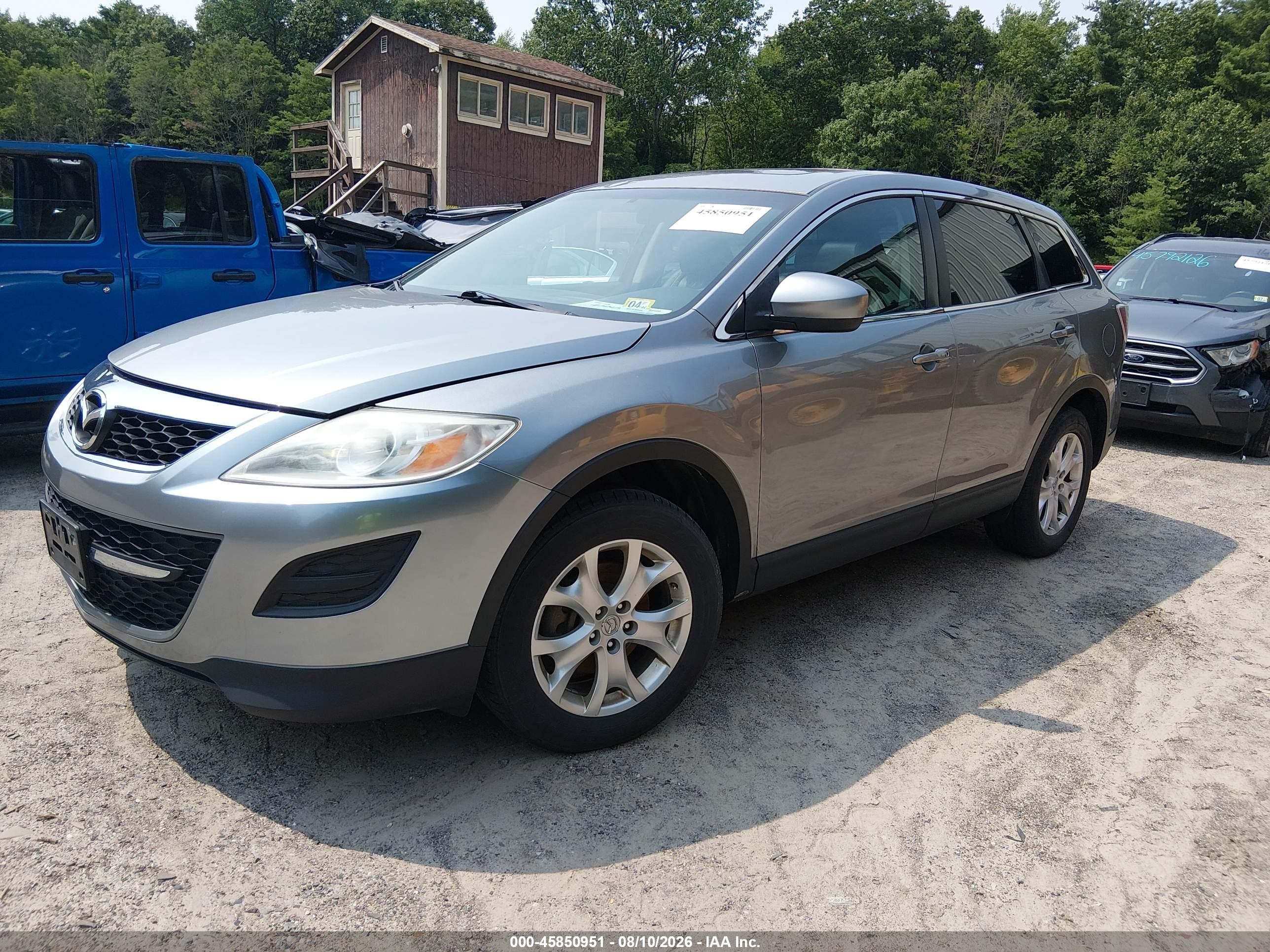 2011 Mazda Cx-9 Touring Silver vin: JM3TB3CV4B0305074