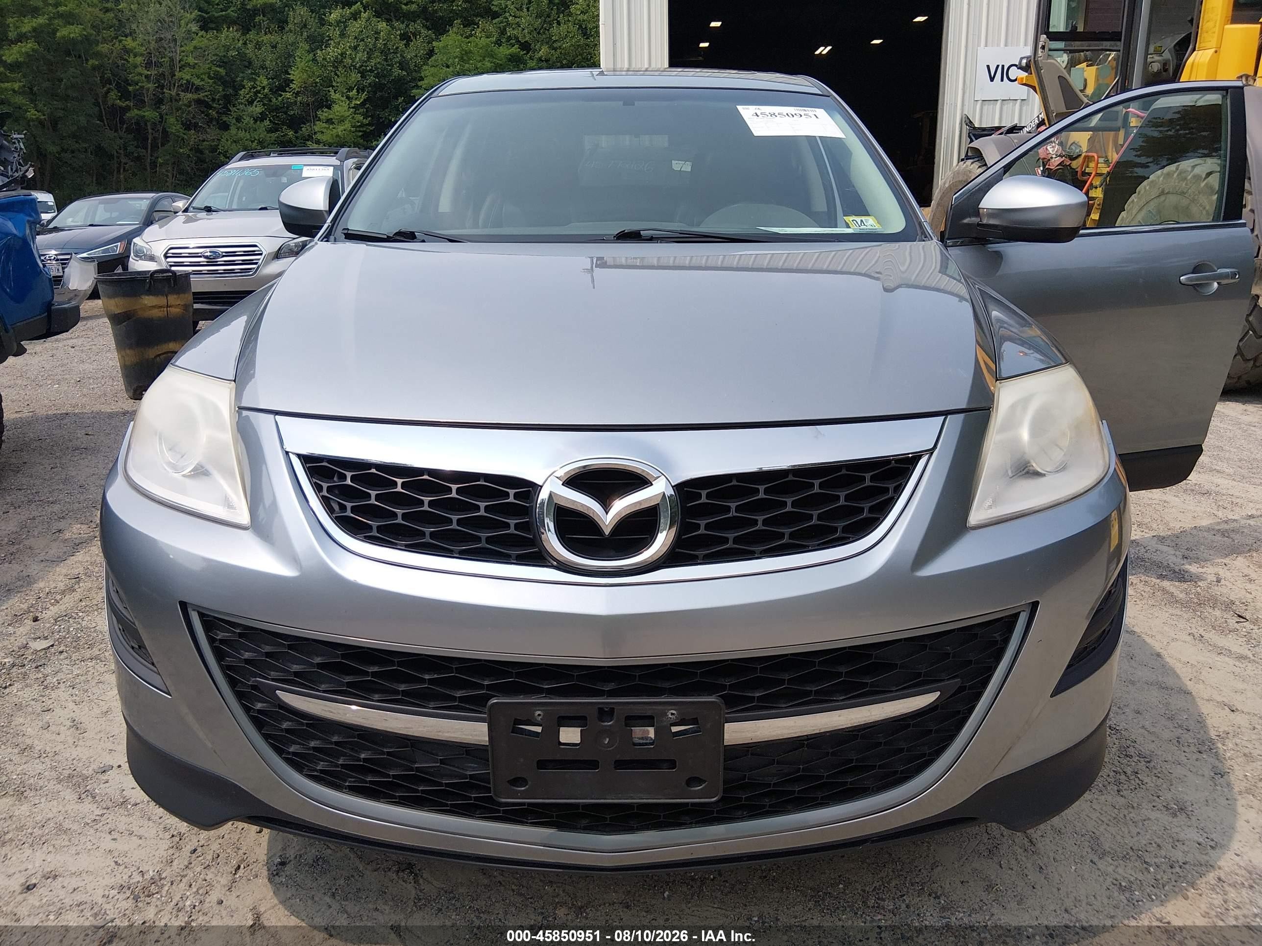 2011 Mazda Cx-9 Touring Silver vin: JM3TB3CV4B0305074