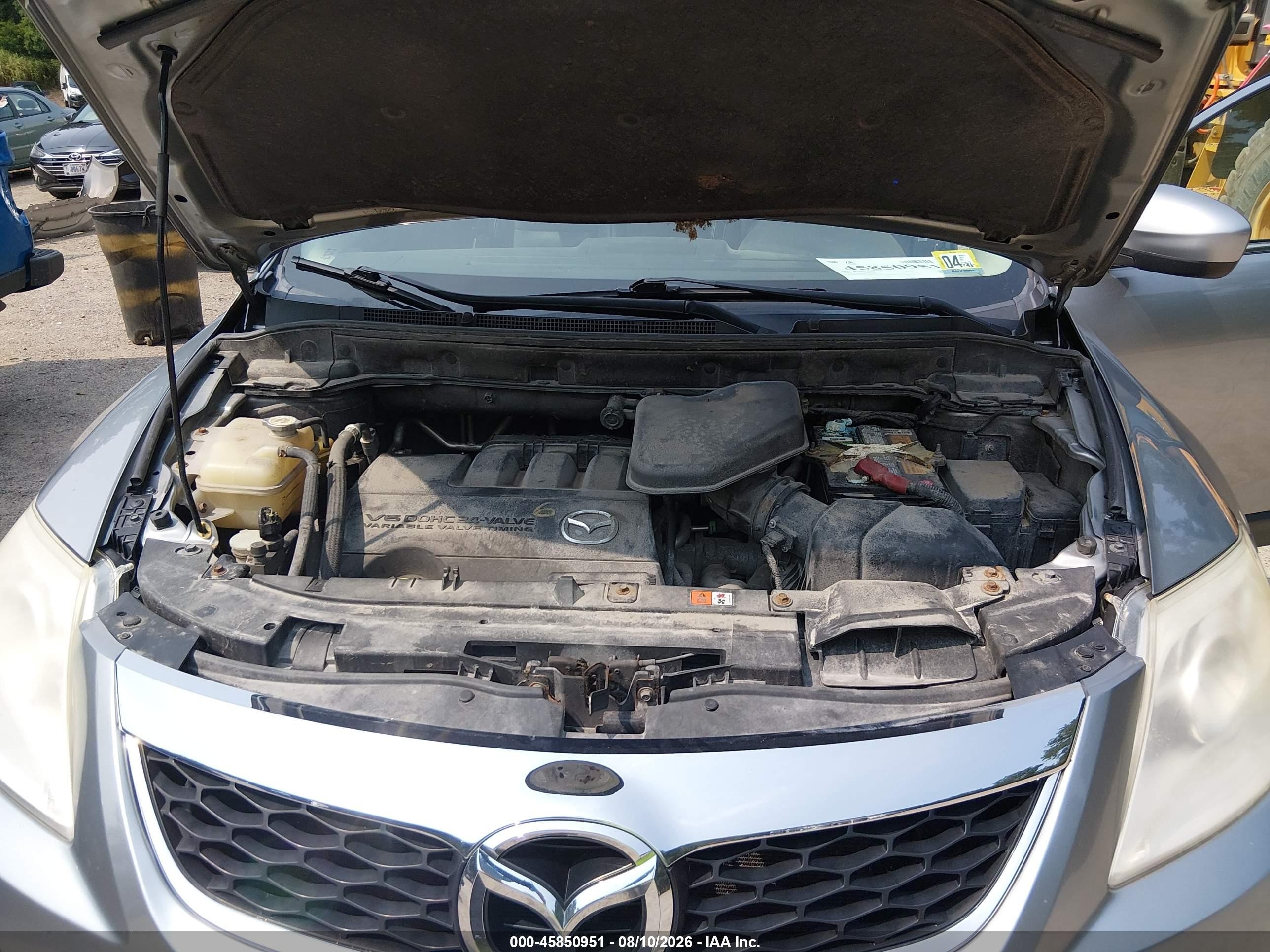 2011 Mazda Cx-9 Touring Silver vin: JM3TB3CV4B0305074