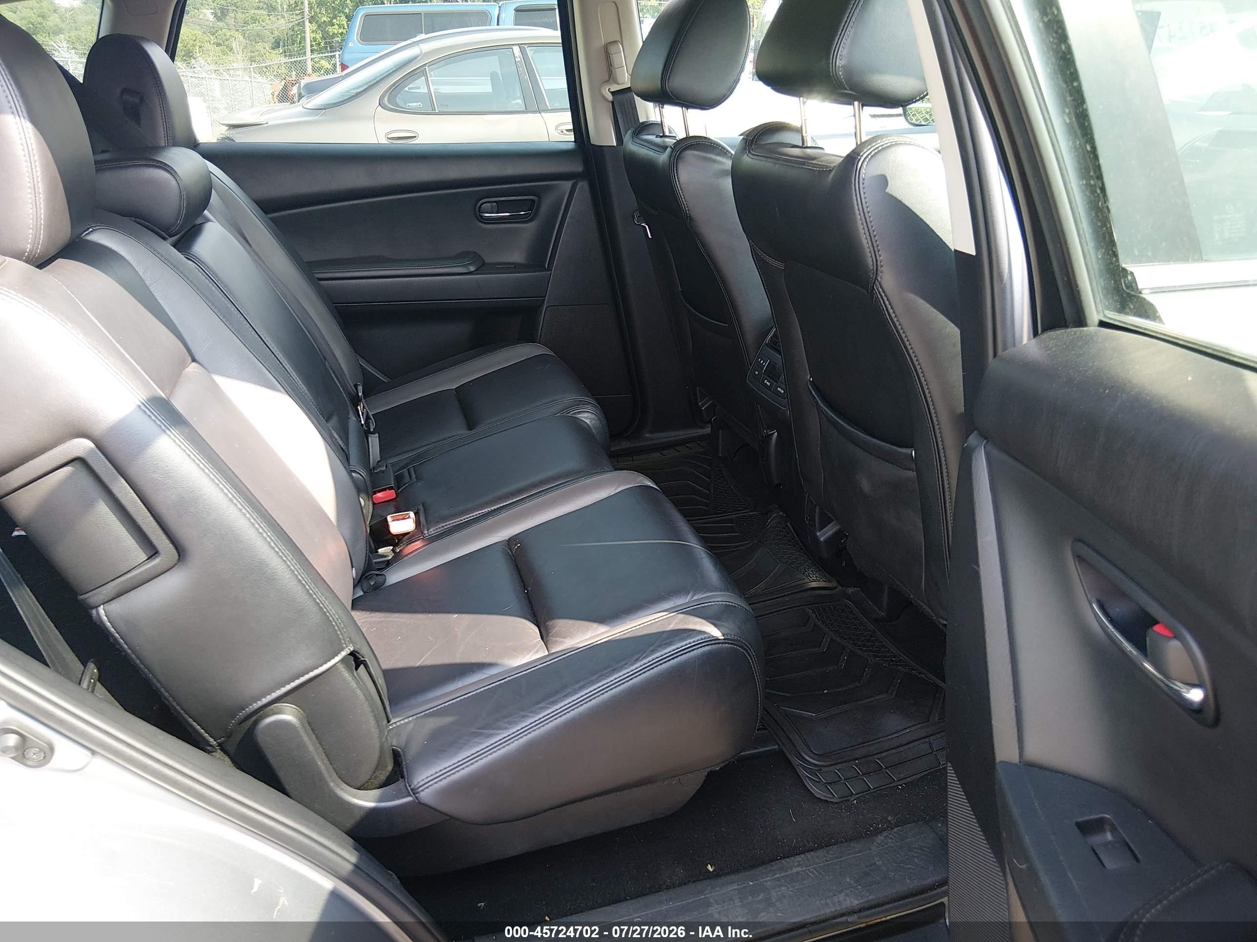 2012 Mazda Cx-9 Touring Silver vin: JM3TB3CV4C0366507