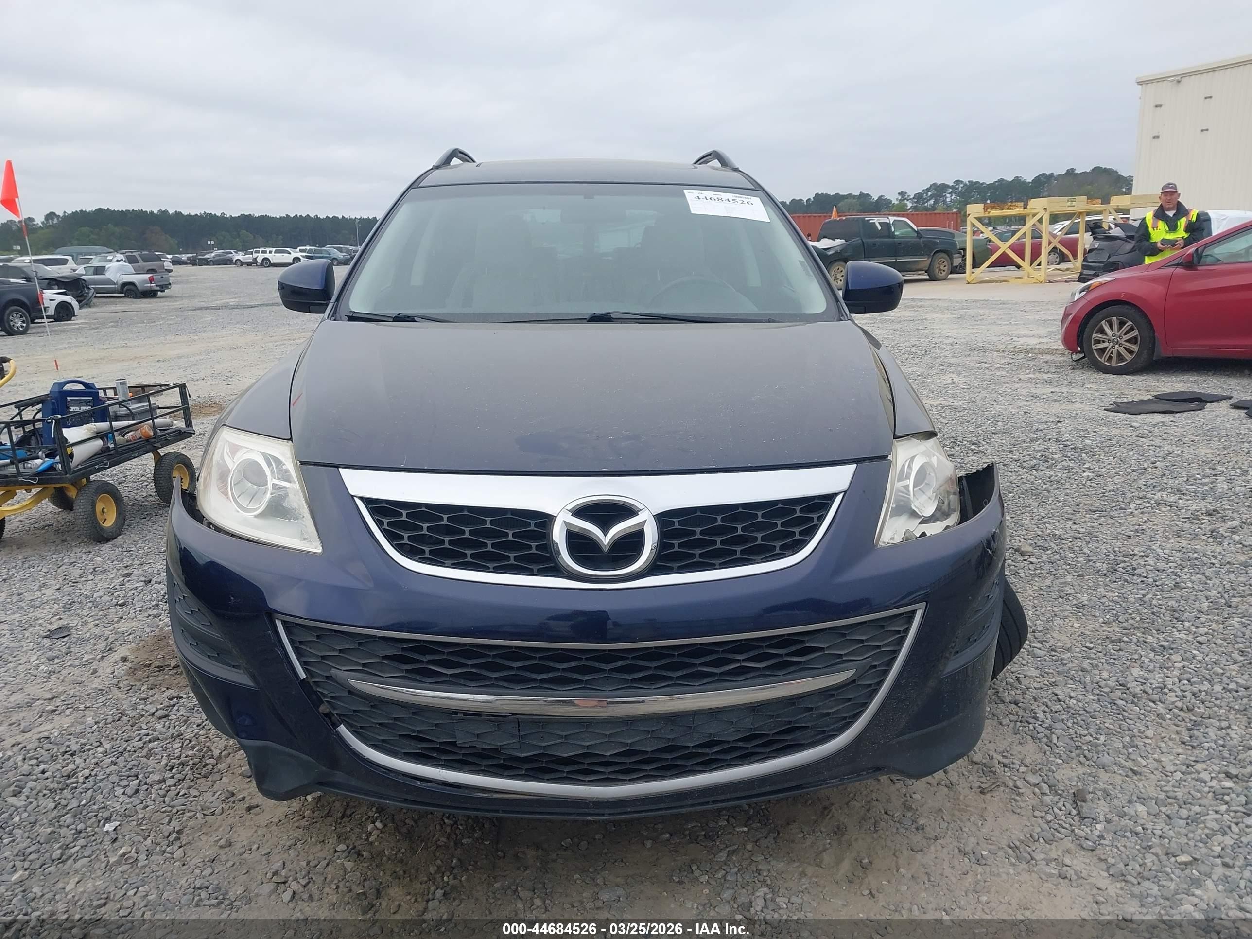 2012 Mazda Cx-9 Touring Blue vin: JM3TB3CV4C0367379