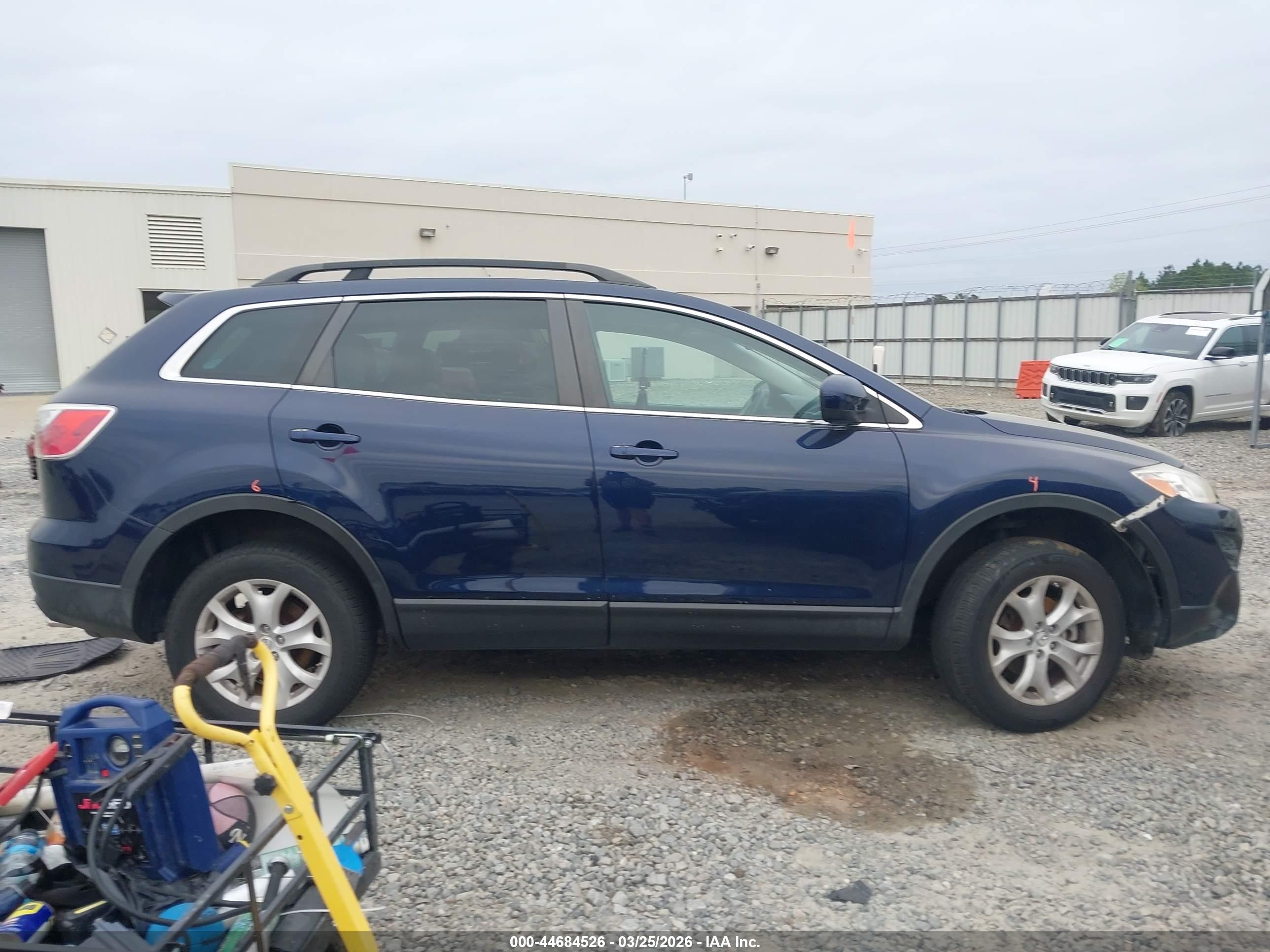 2012 Mazda Cx-9 Touring Blue vin: JM3TB3CV4C0367379