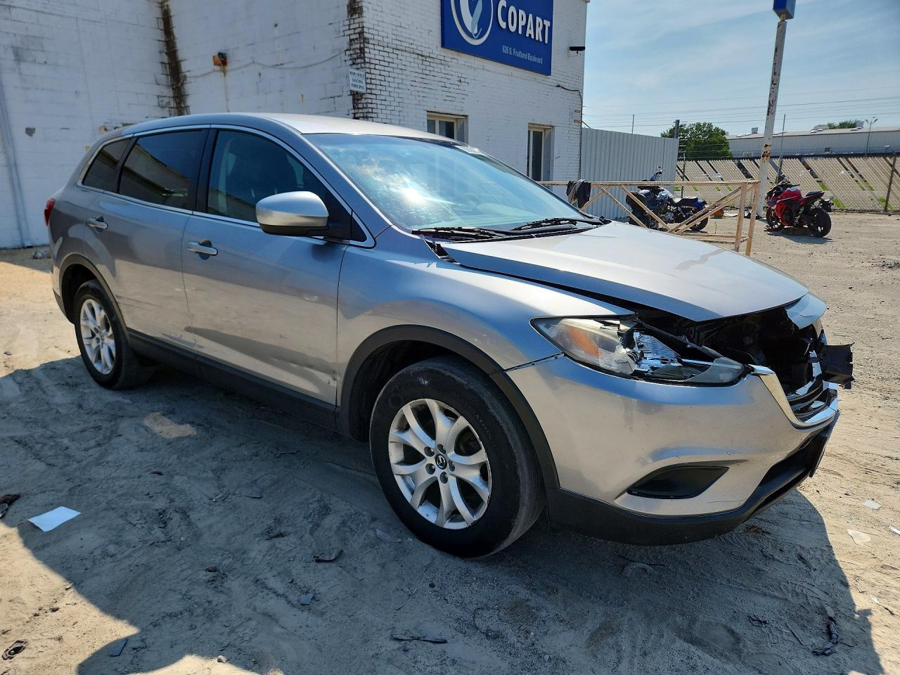 2013 Mazda Cx-9 Touring Серебряный vin: JM3TB3CV4D0420244