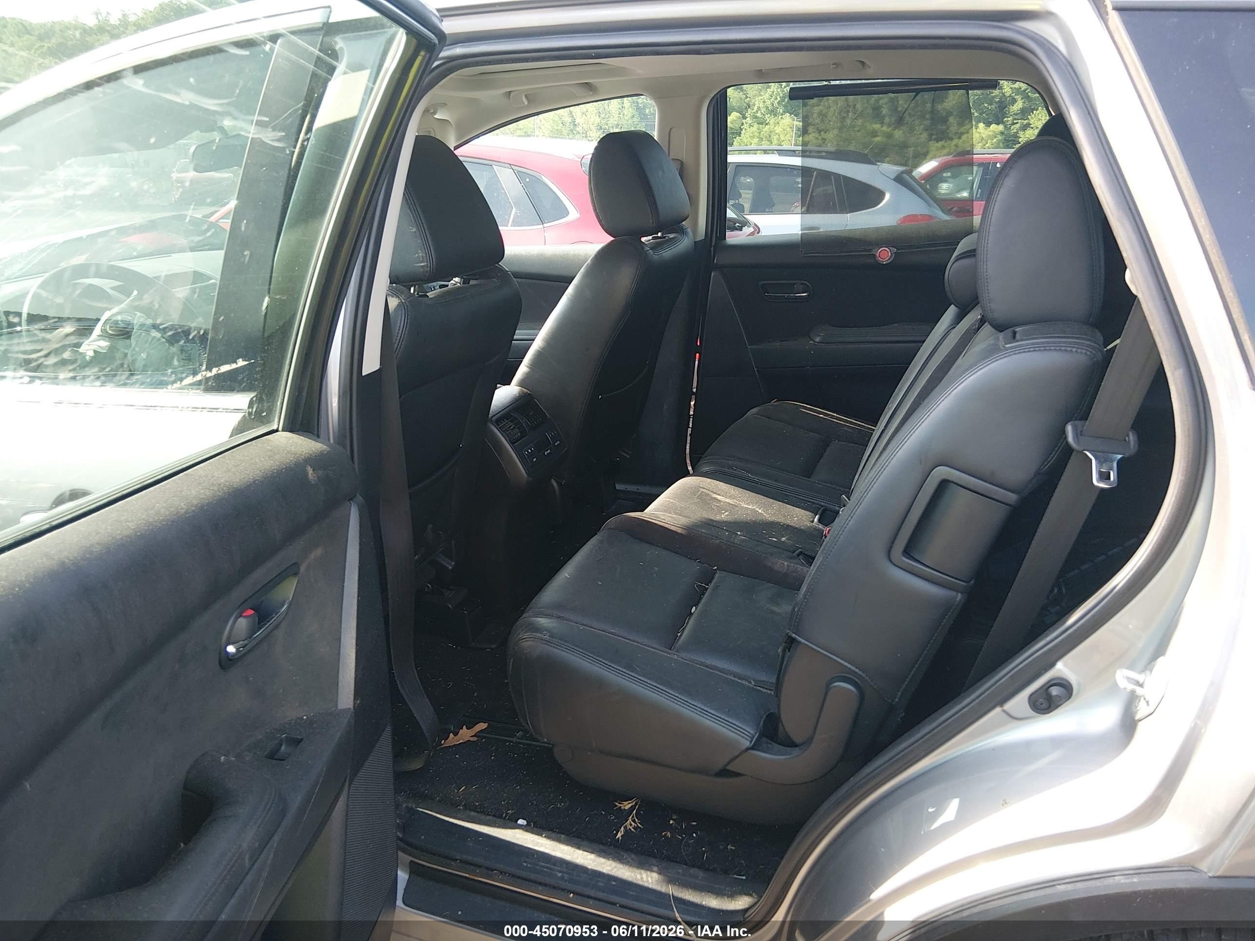 2014 Mazda Cx-9 Touring Silver vin: JM3TB3CV4E0427471
