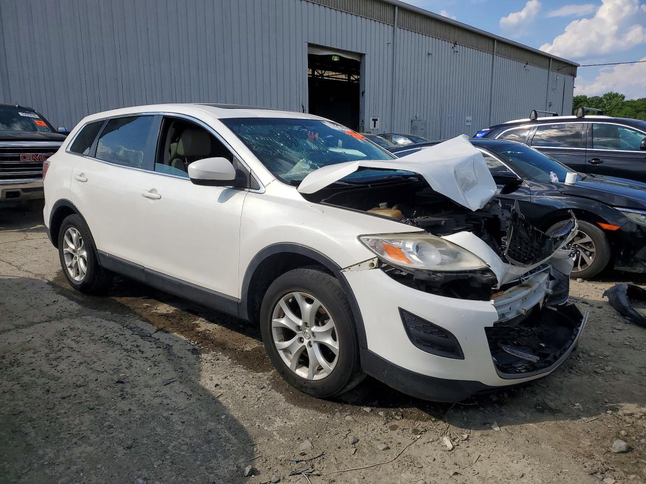 2011 Mazda Cx-9 White vin: JM3TB3CV5B0327021