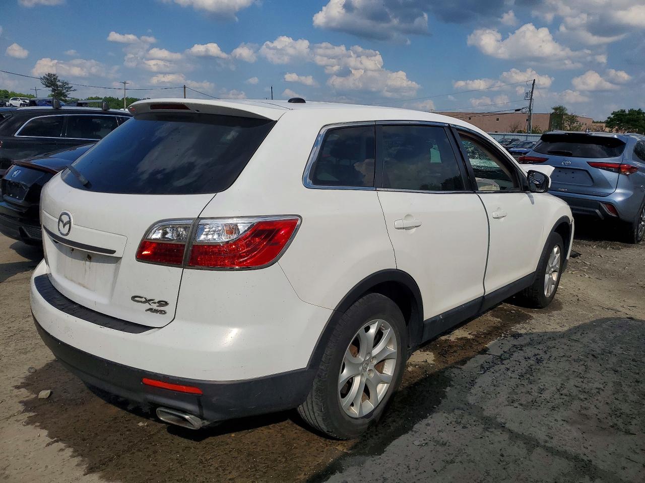 2011 Mazda Cx-9 White vin: JM3TB3CV5B0327021