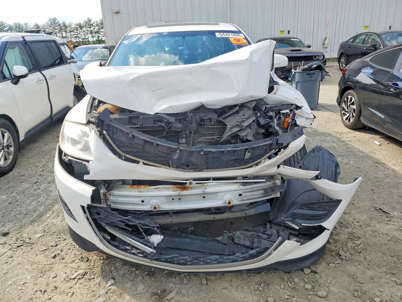 2011 Mazda Cx-9 White vin: JM3TB3CV5B0327021
