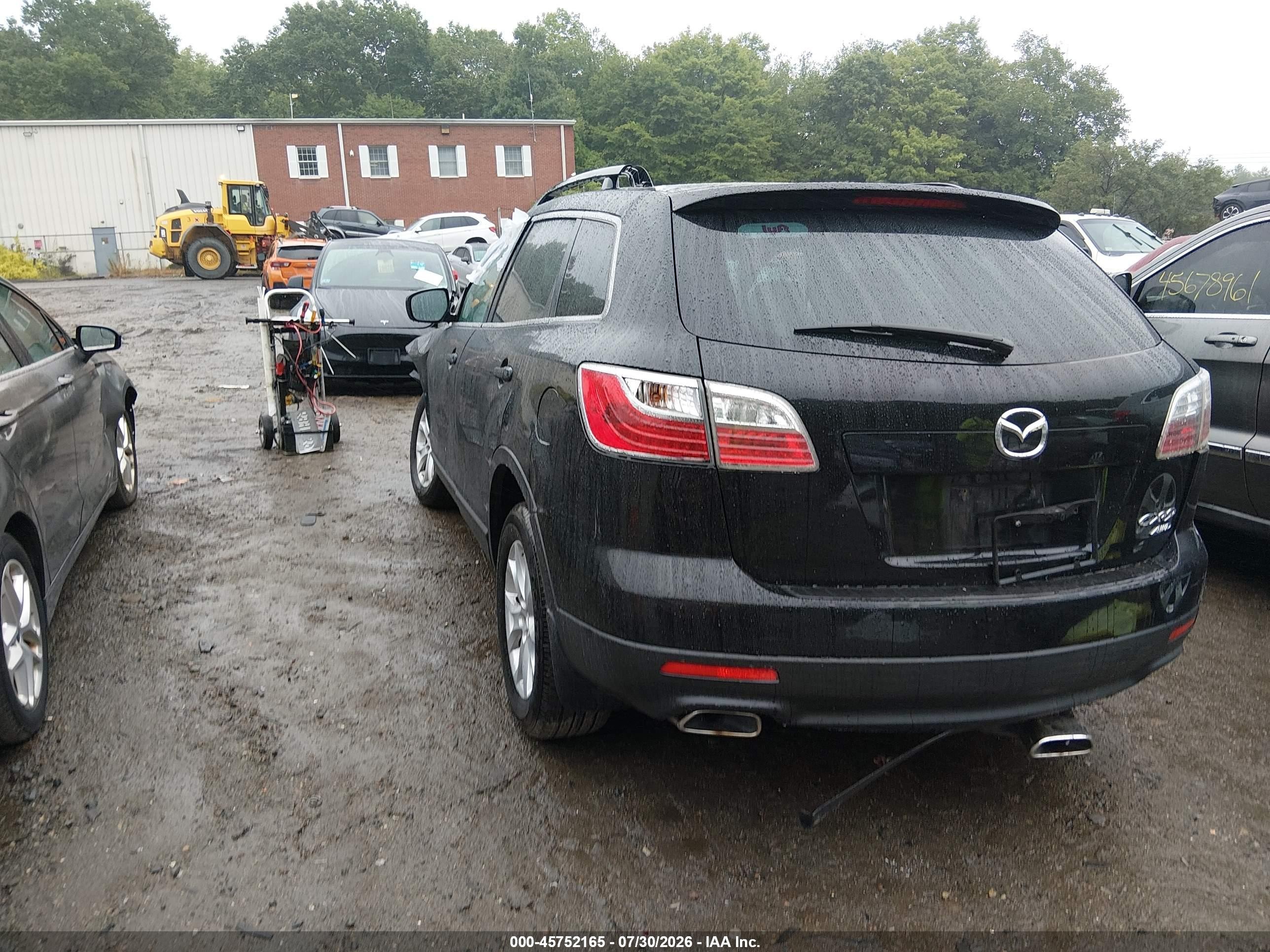 2012 Mazda Cx-9 Touring Черный vin: JM3TB3CV5C0355676