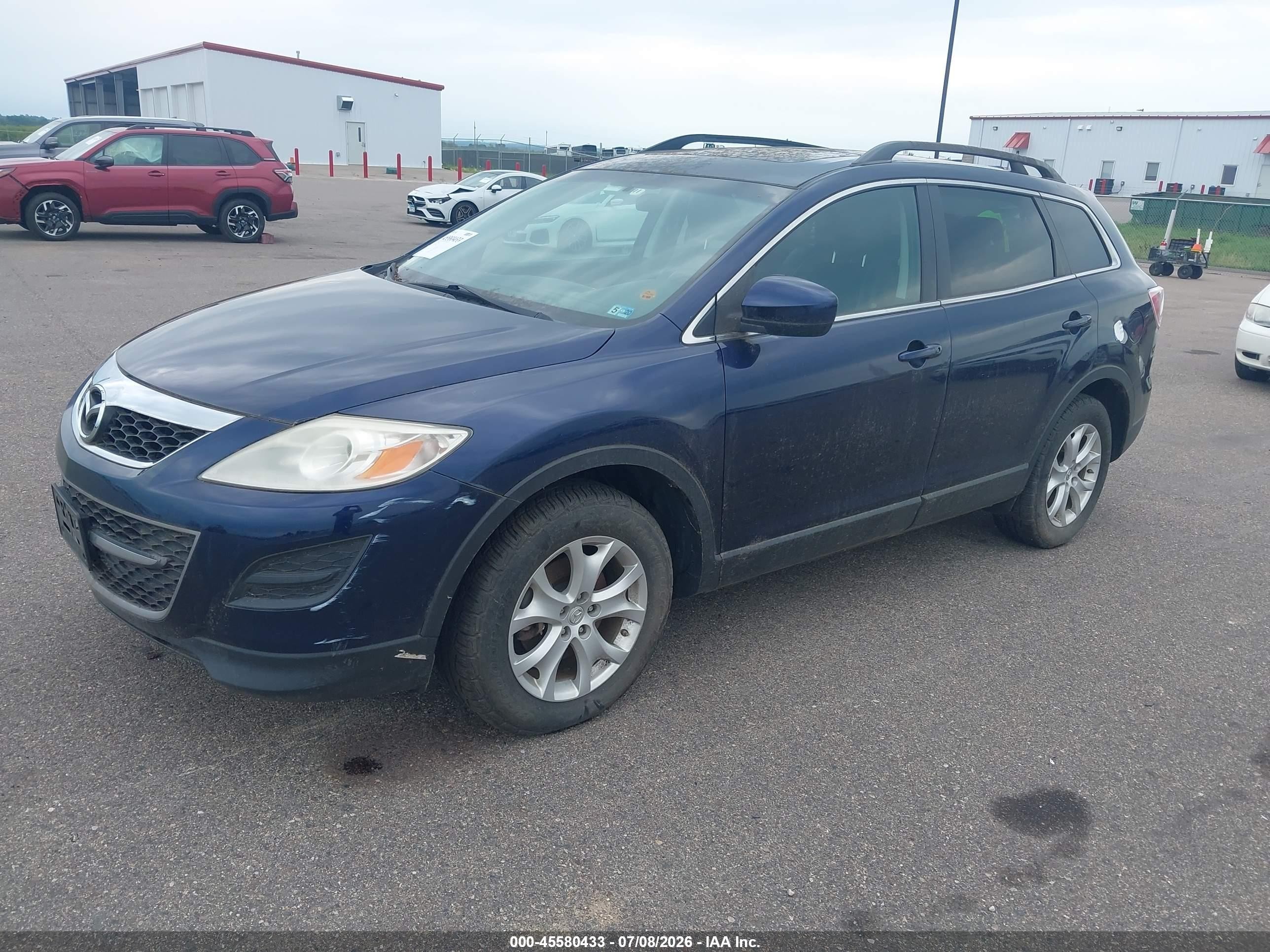 2012 Mazda Cx-9 Touring Dark Blue vin: JM3TB3CV5C0361266