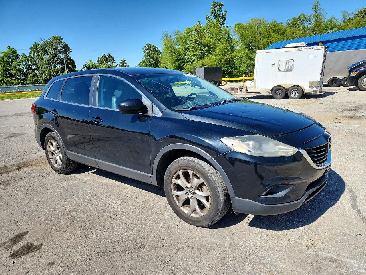 2014 Mazda Cx-9 Touring Black vin: JM3TB3CV5E0441167