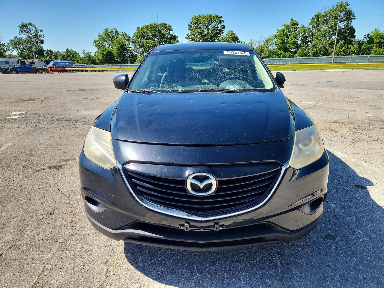 2014 Mazda Cx-9 Touring Black vin: JM3TB3CV5E0441167