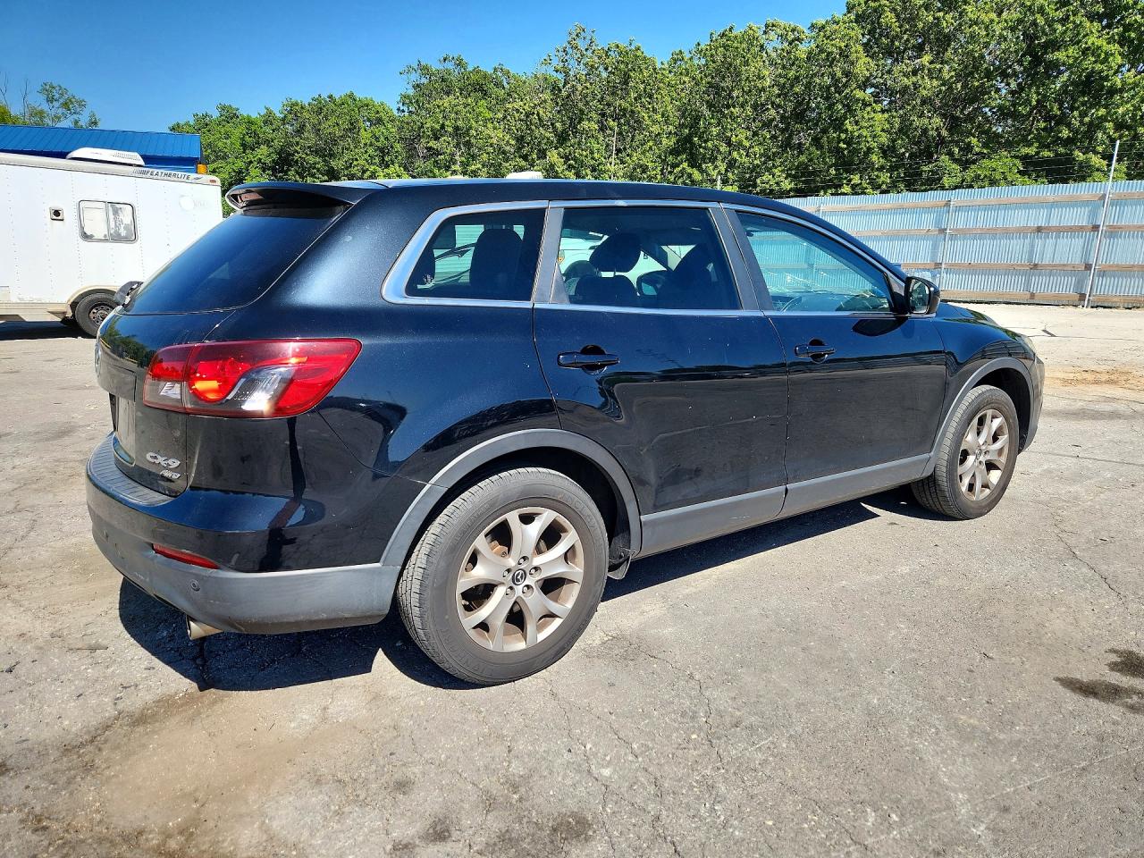 2014 Mazda Cx-9 Touring Black vin: JM3TB3CV5E0441167