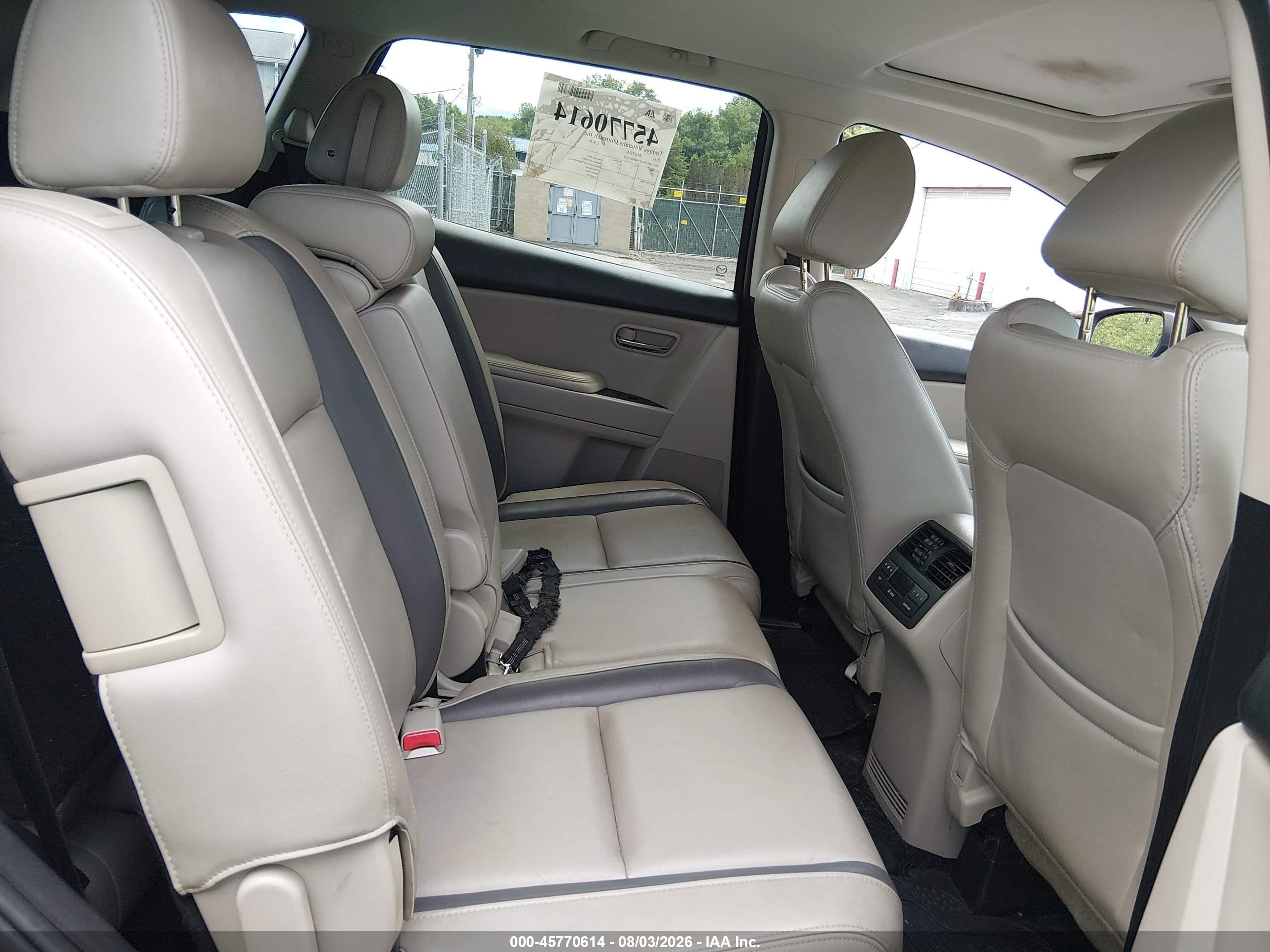 2011 Mazda Cx-9 Touring Red vin: JM3TB3CV6B0311572