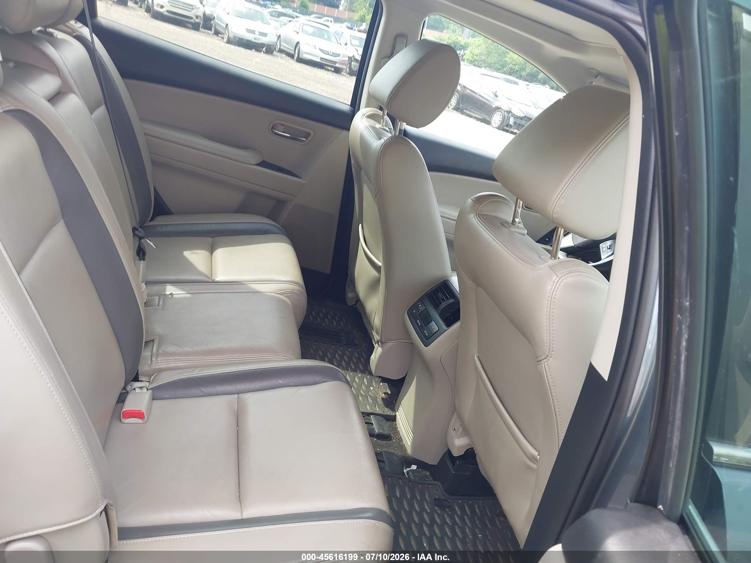 2012 Mazda Cx-9 Touring Teal vin: JM3TB3CV6C0357890
