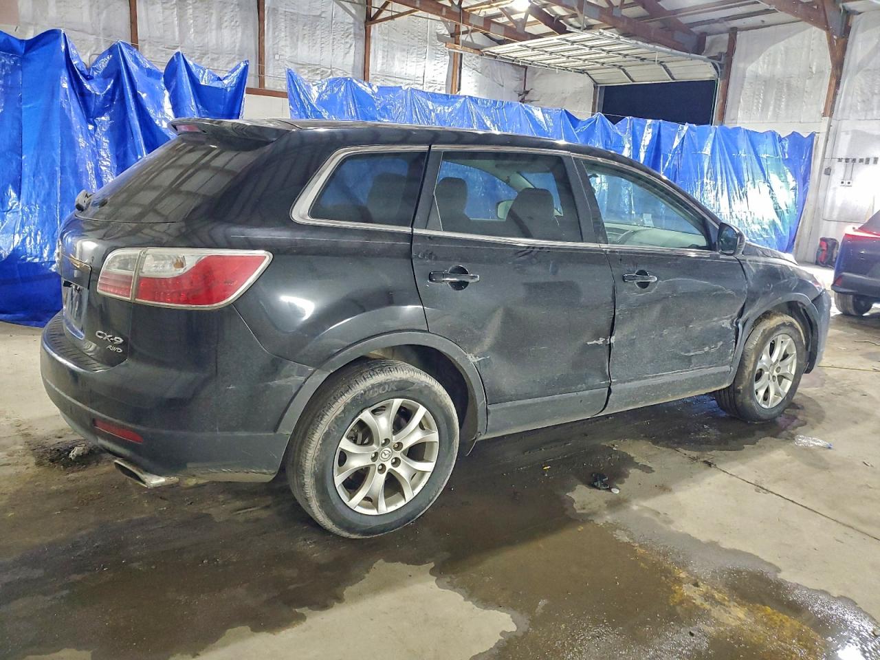 2012 Mazda Cx-9 Black vin: JM3TB3CV6C0360790